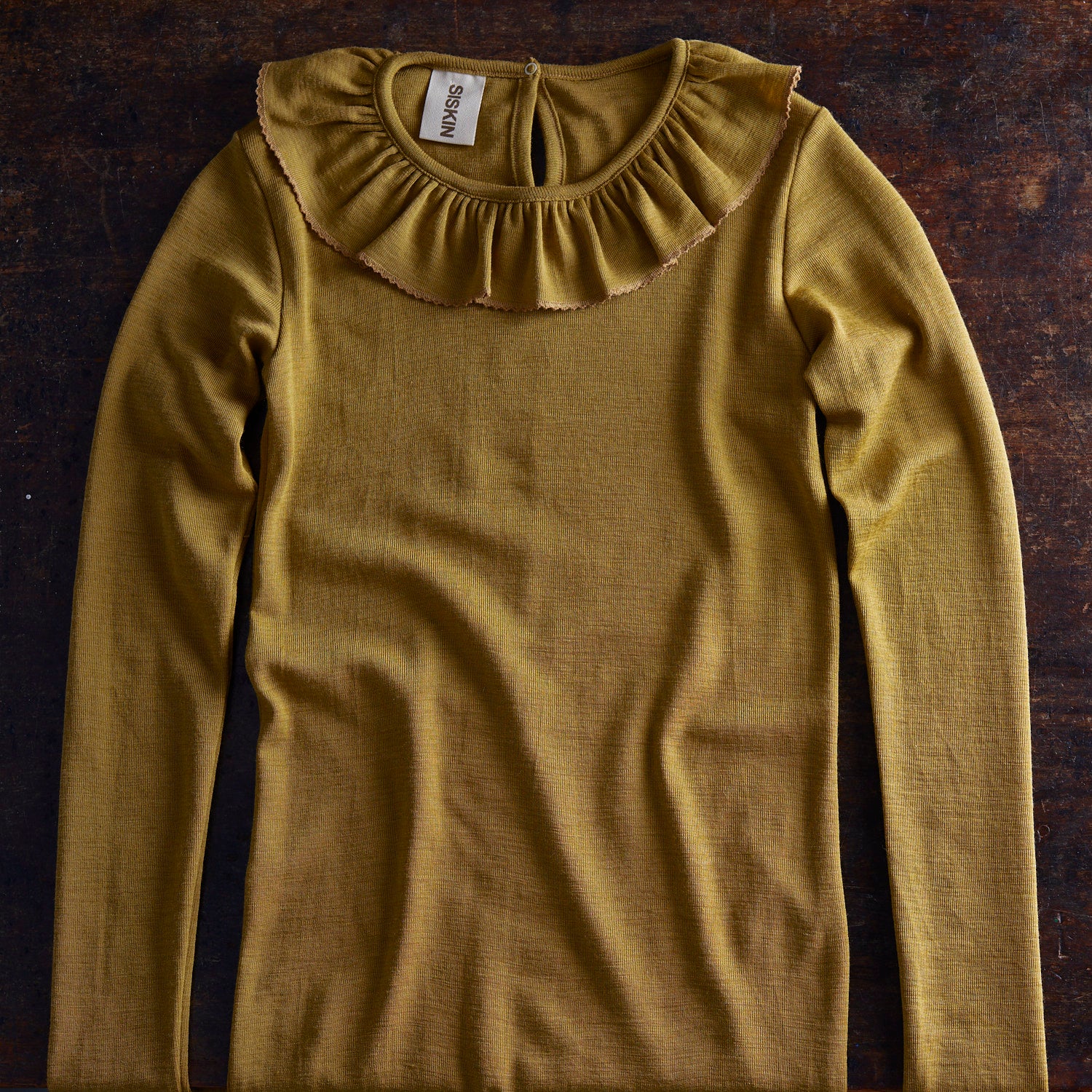 Wren Women's Top - Merino Wool & Silk - Pistachio - Image 2