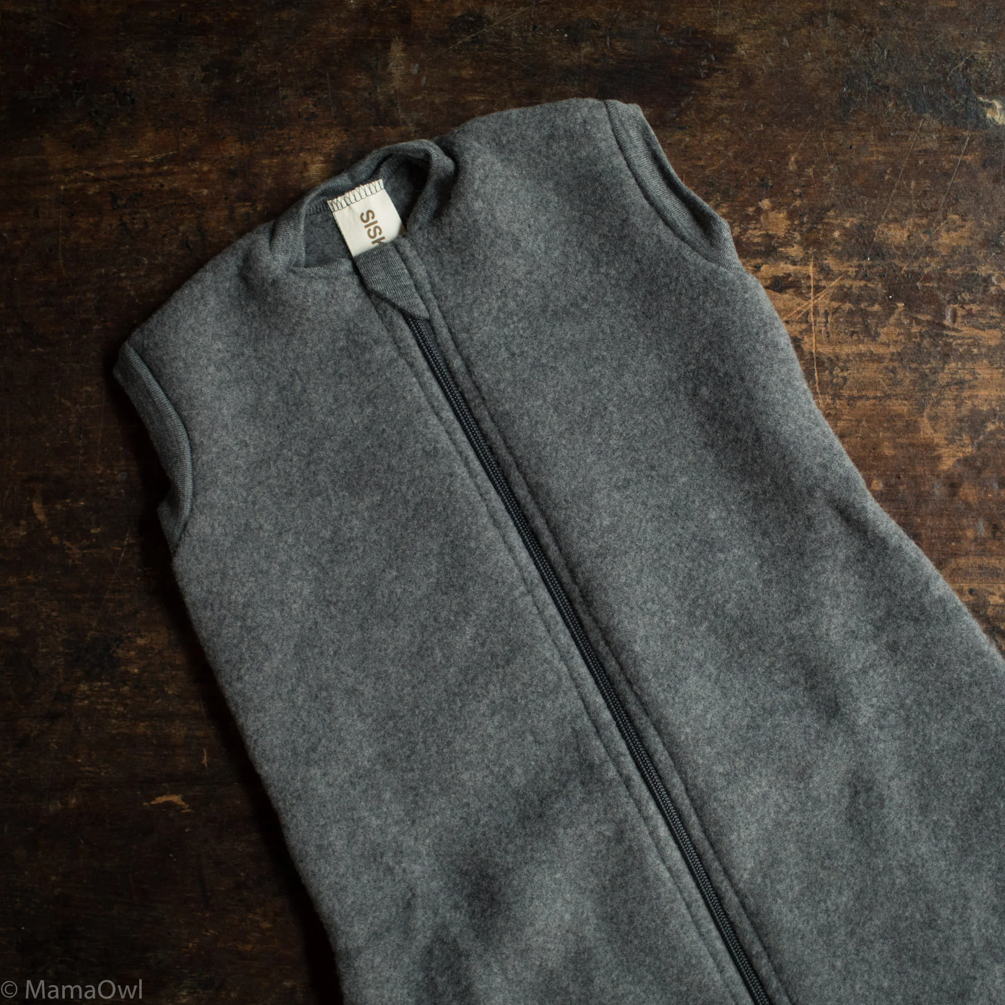 Reedling Baby Sleeping Bag - Merino Wool Fleece - Slate