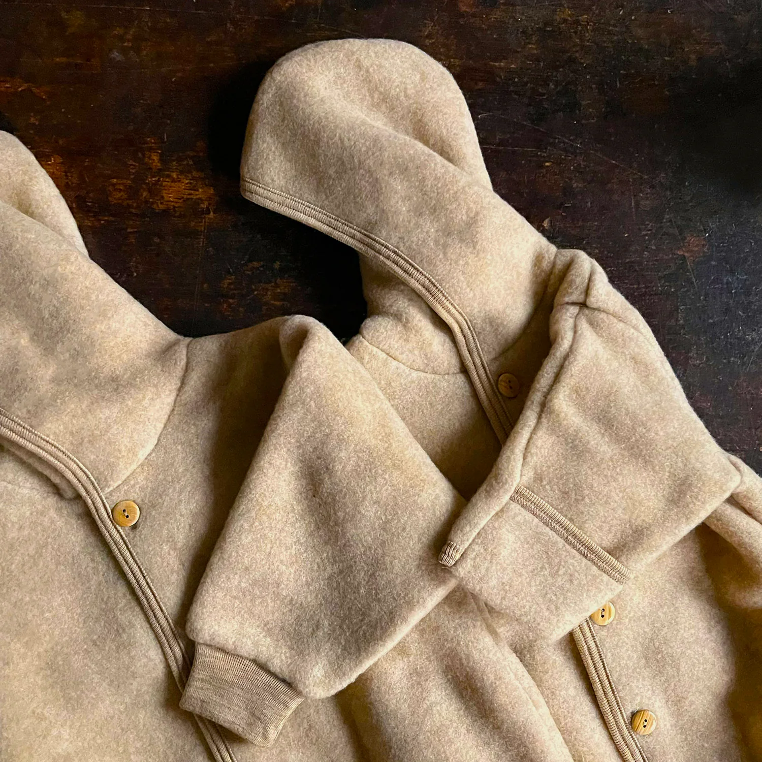 Pipit Baby & Kids Suit - Merino Wool Fleece - Sandstorm - Image 6