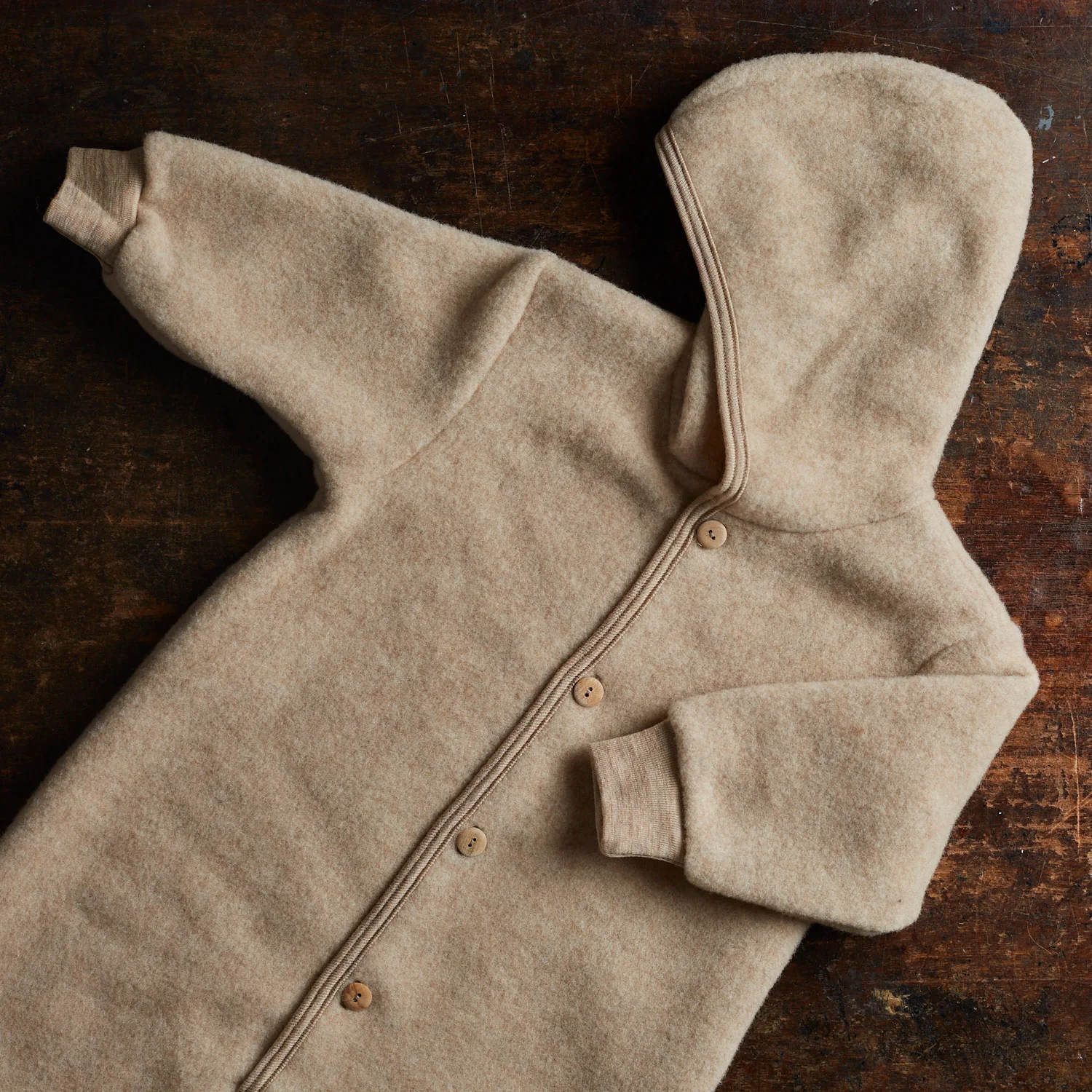 Pipit Baby & Kids Suit - Merino Wool Fleece - Sandstorm - Image 9