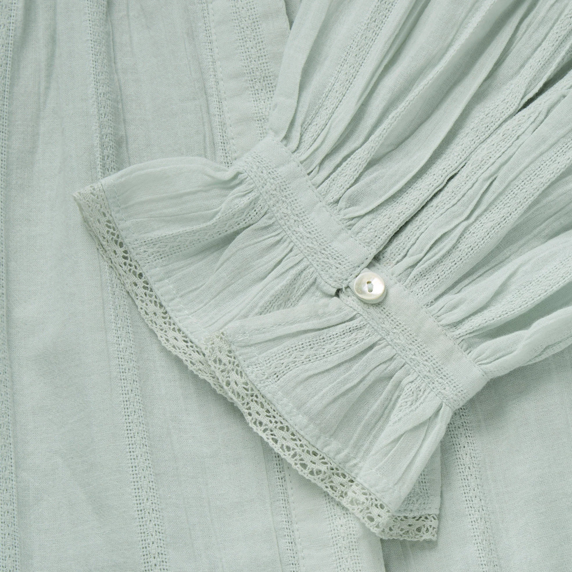 Women's Cotton Clea Shirt - Light Aqua - Image 2