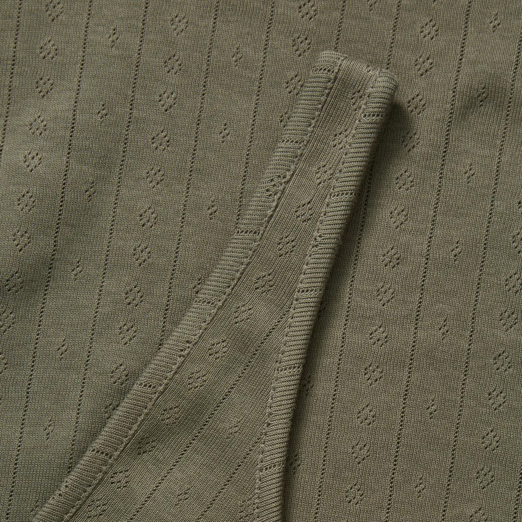 Women's Cotton Edie Low Back Top - Olive - Image 2