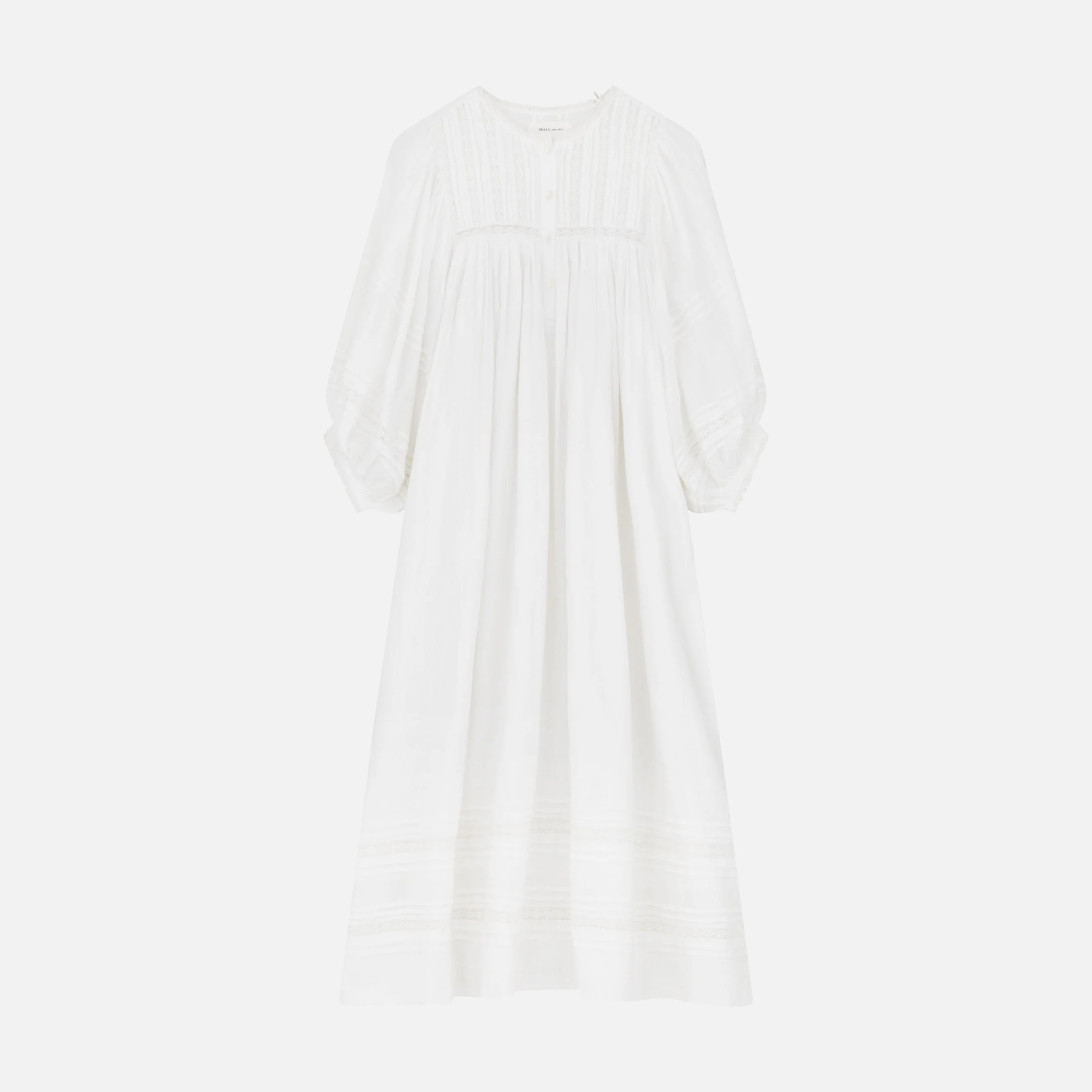 Women's Cotton Florentine Dress - Optic White - Image 3