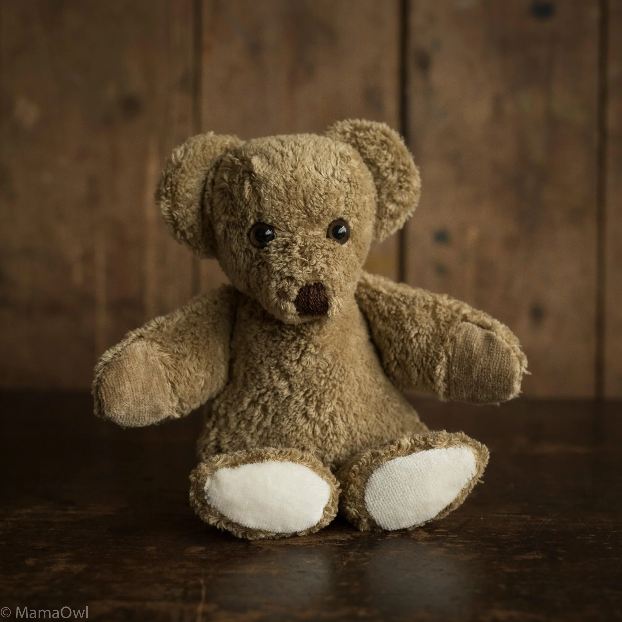 Cotton & Wool Small Bear - Sand