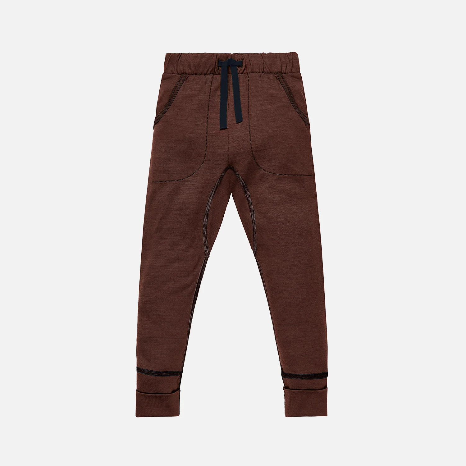 Kids Merino Wool 24-7 Trouser - Chocolate