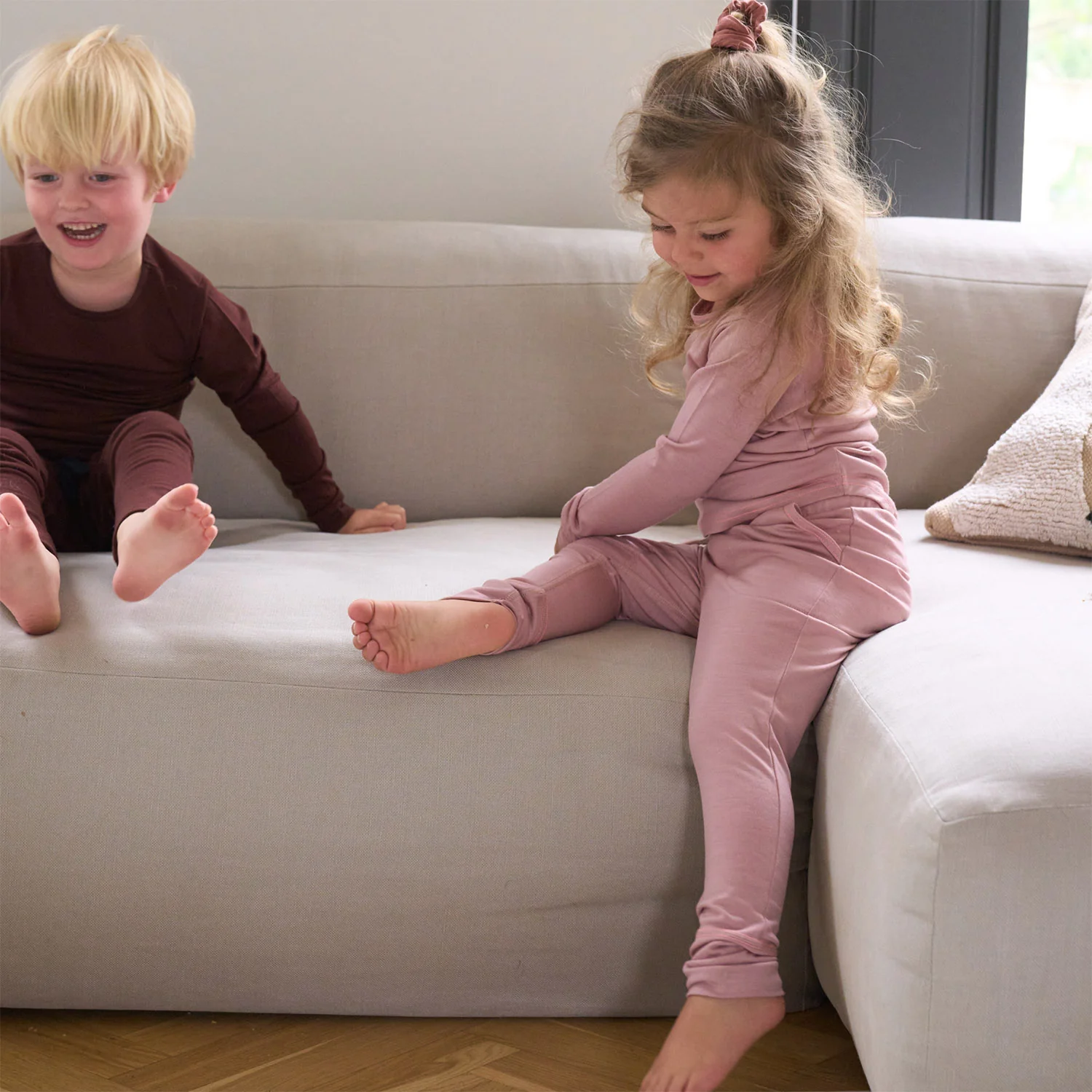 Kids Merino Wool 24-7 Trouser - Chocolate - Image 8