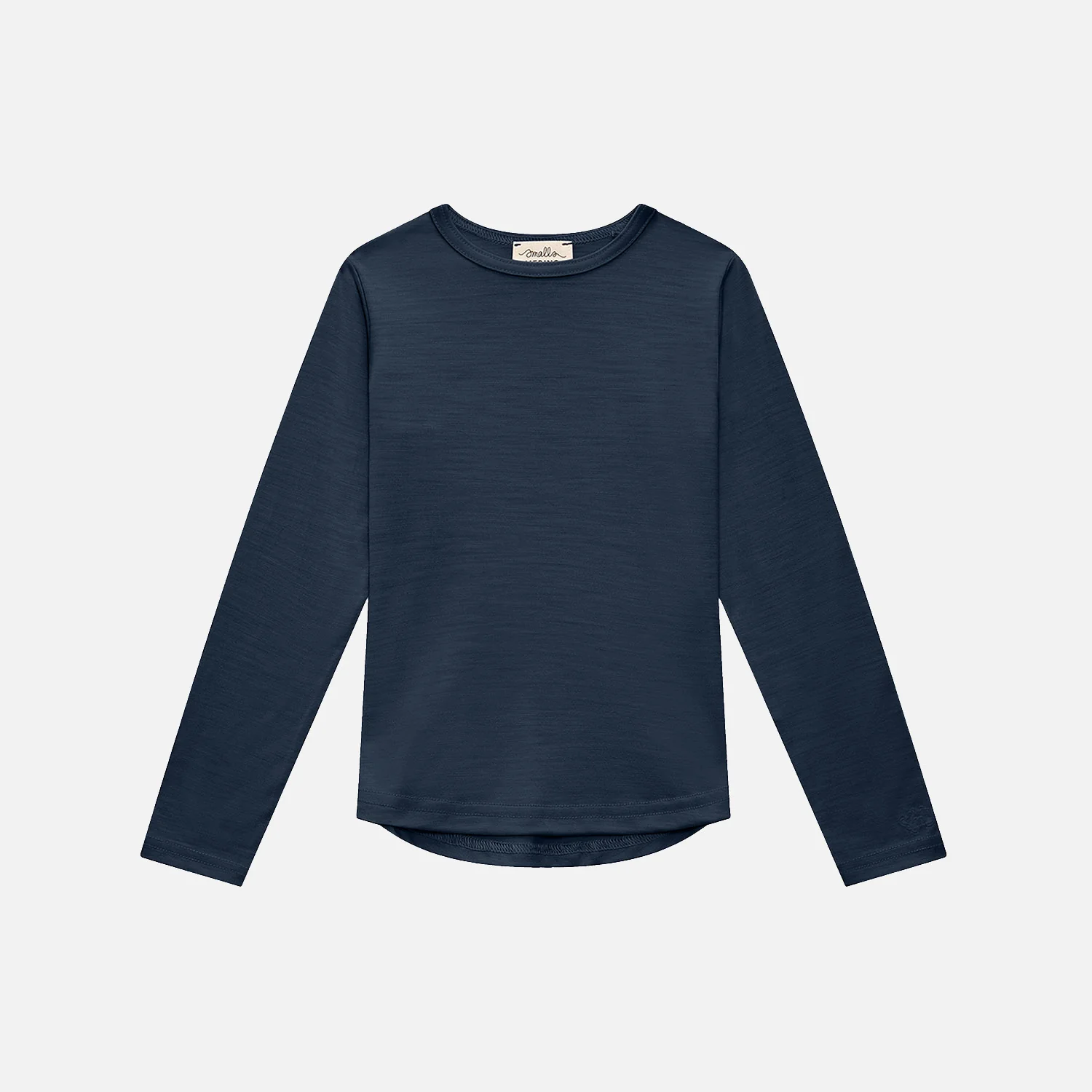 Kids Merino Wool LS Top - French Navy