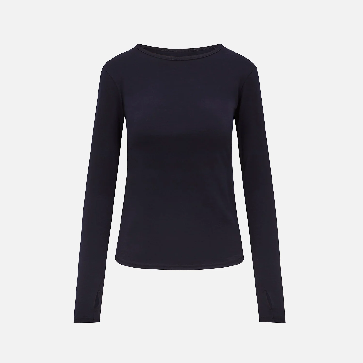 Women's Merino Wool Everlong Top - Midnight - Image 2