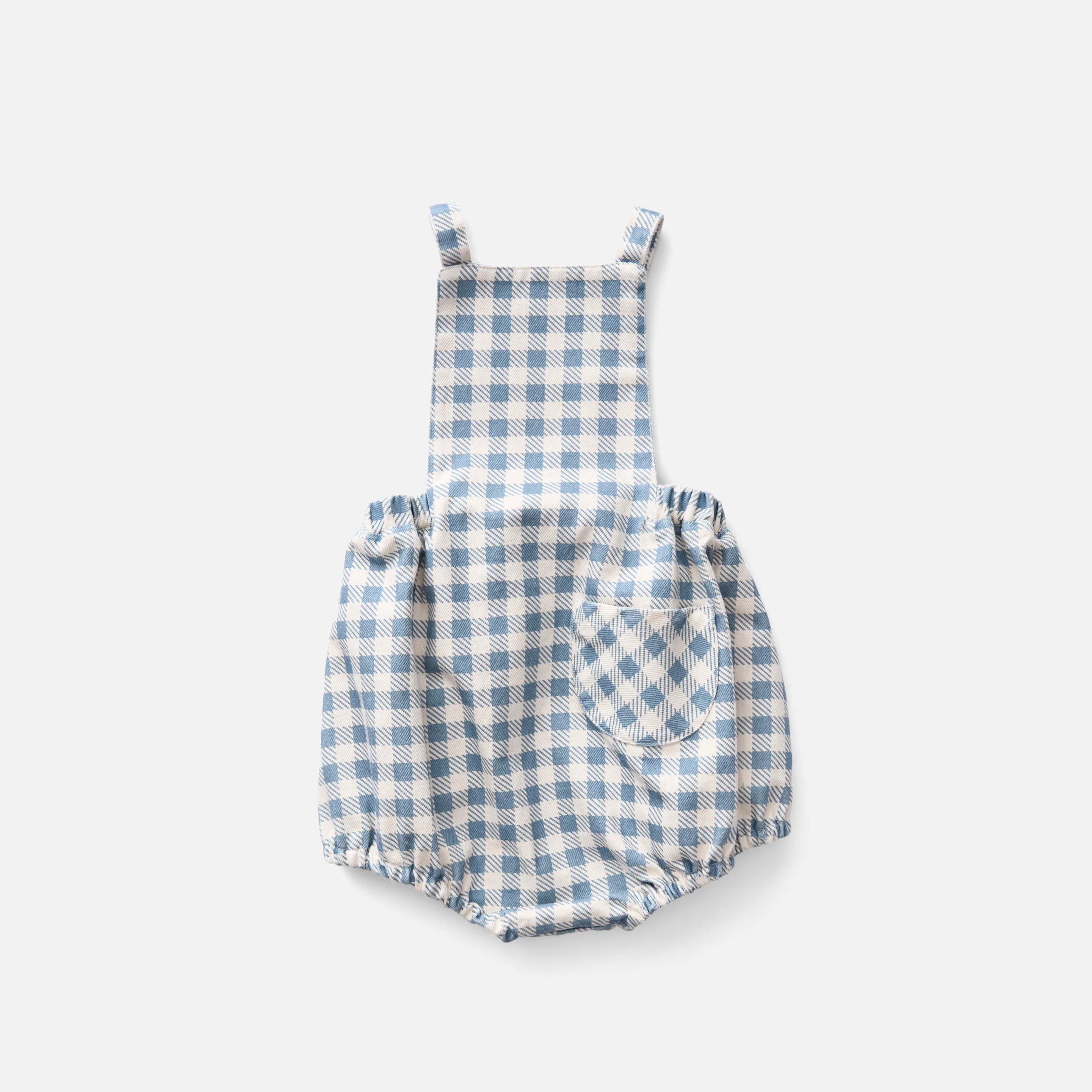 Baby & Kids Cotton Oona Romper - Azul Gingham Print