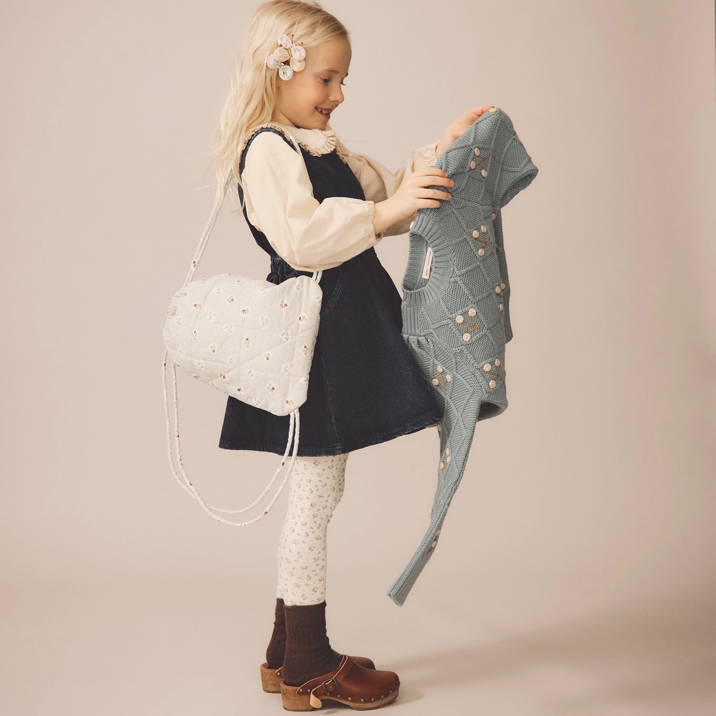 Kids Cotton Tippi Pinafore - Eco Wash - Image 10