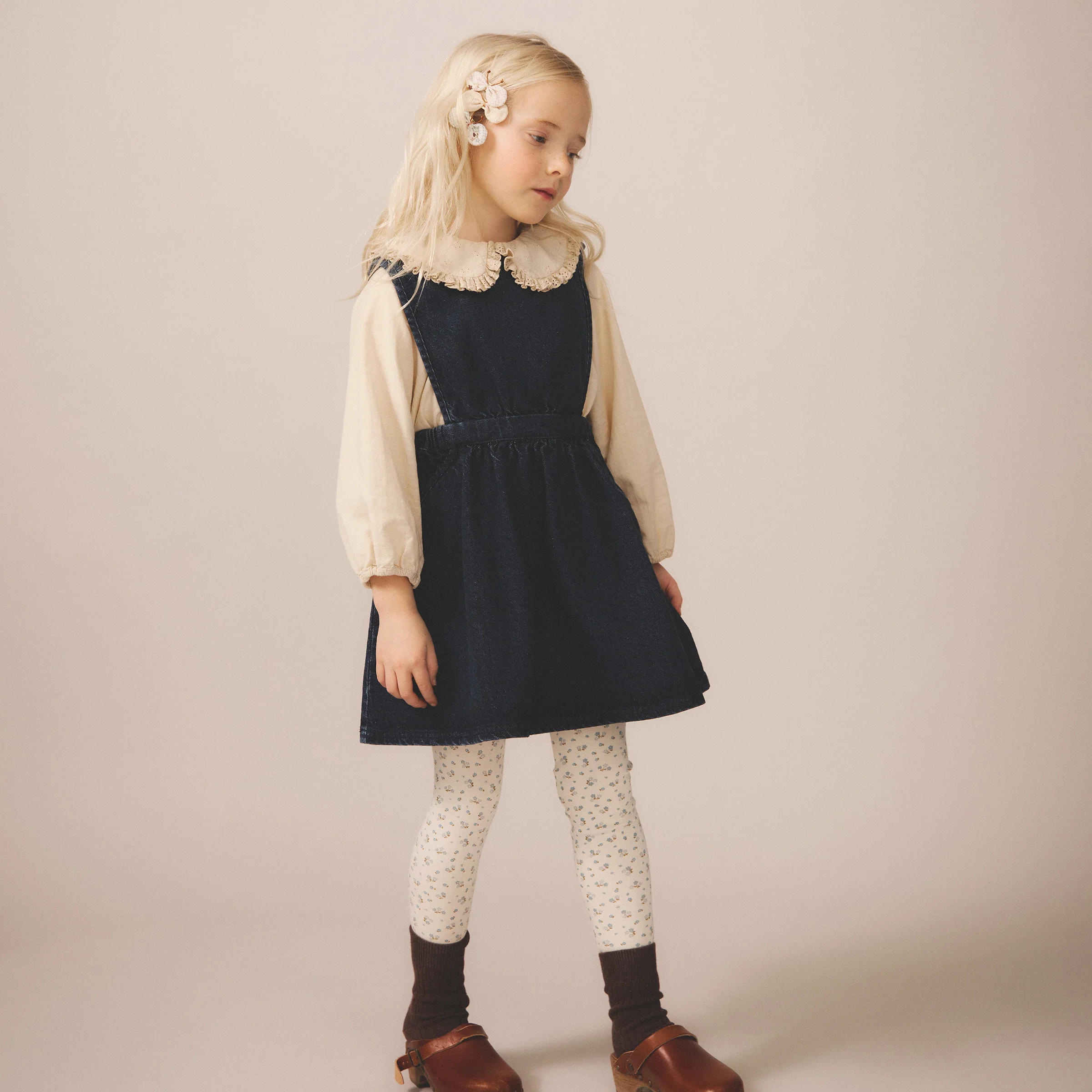 Kids Cotton Tippi Pinafore - Eco Wash - Image 3