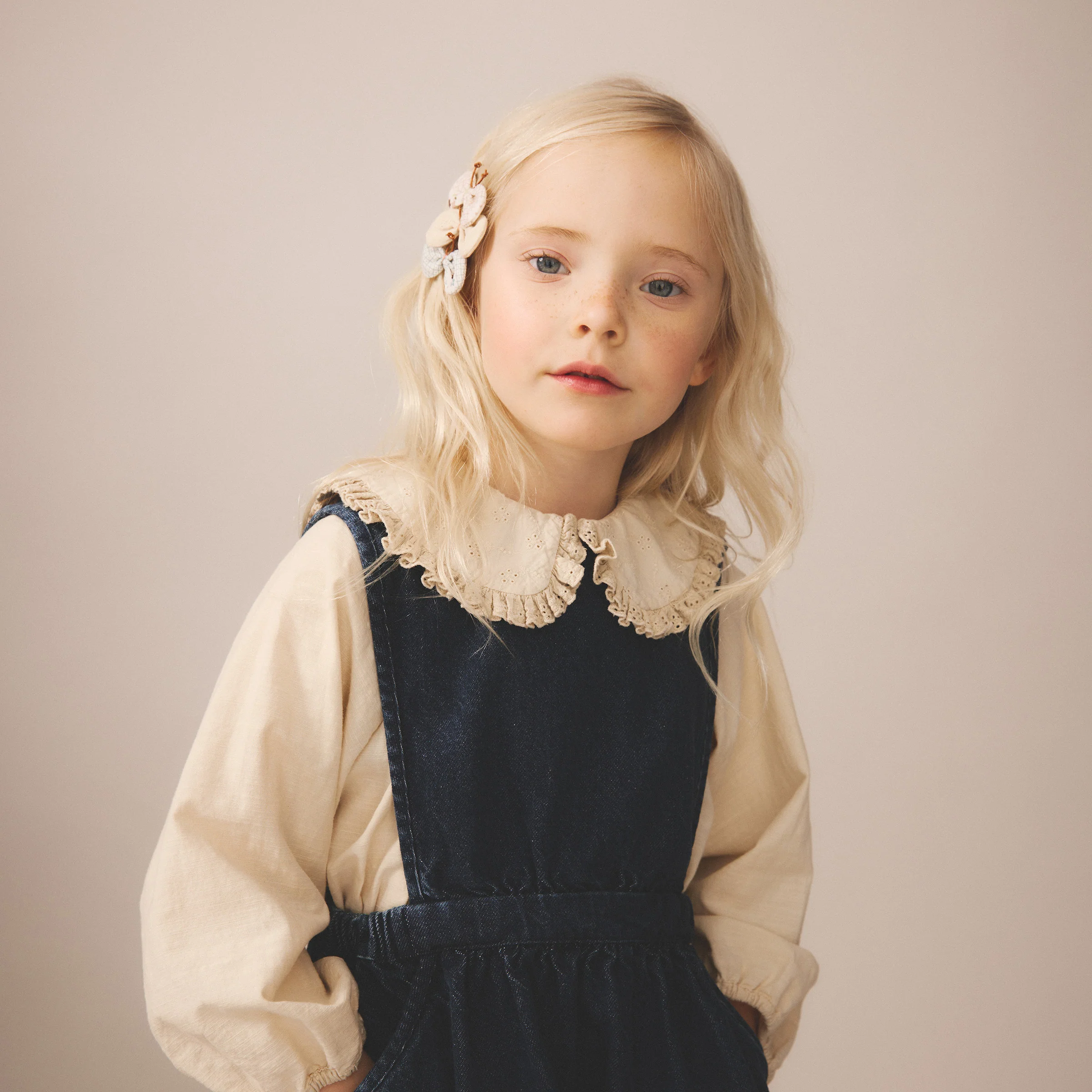 Kids Cotton Tippi Pinafore - Eco Wash - Image 4