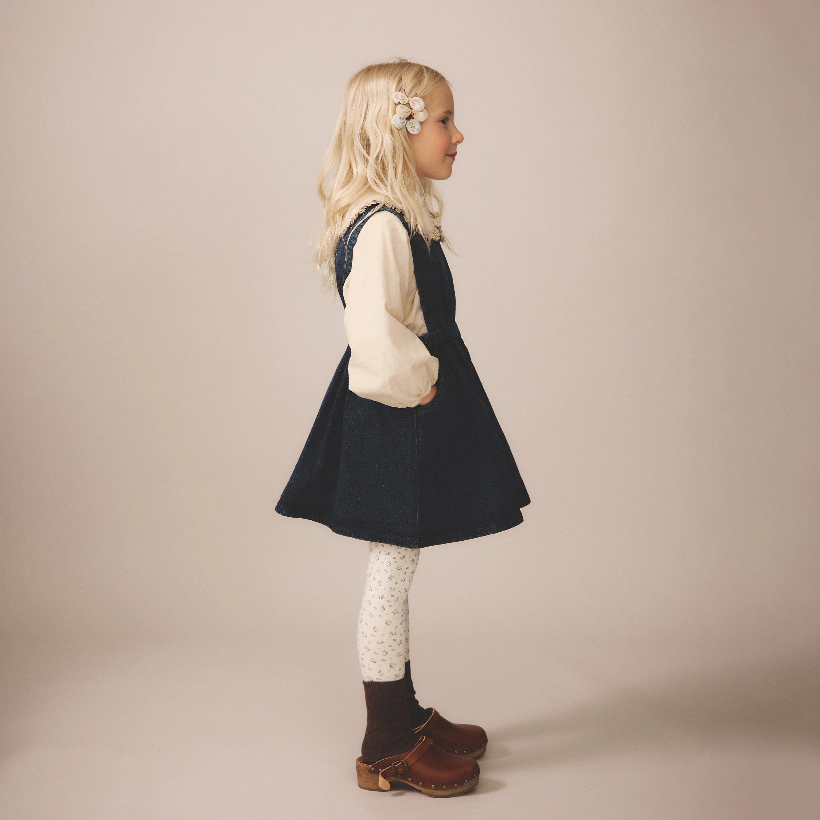 Kids Cotton Tippi Pinafore - Eco Wash - Image 5