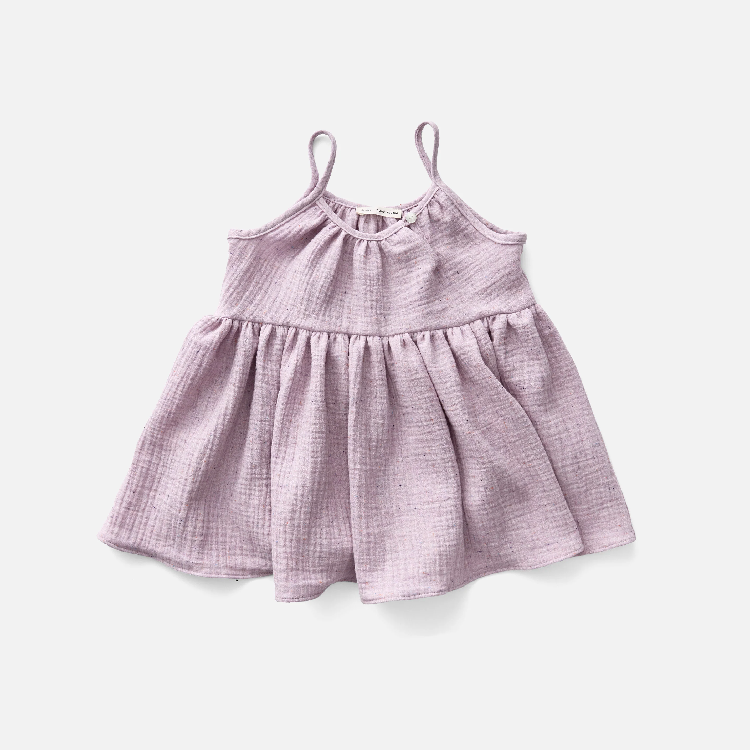 Kids Cotton Birdie Tunic - Faded Zinnia