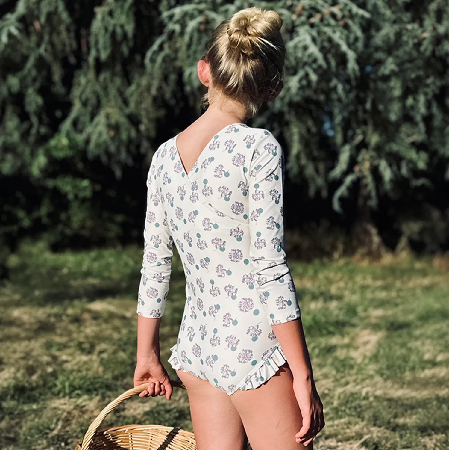 Kids Mayes Swimsuit - Pansy - Image 3