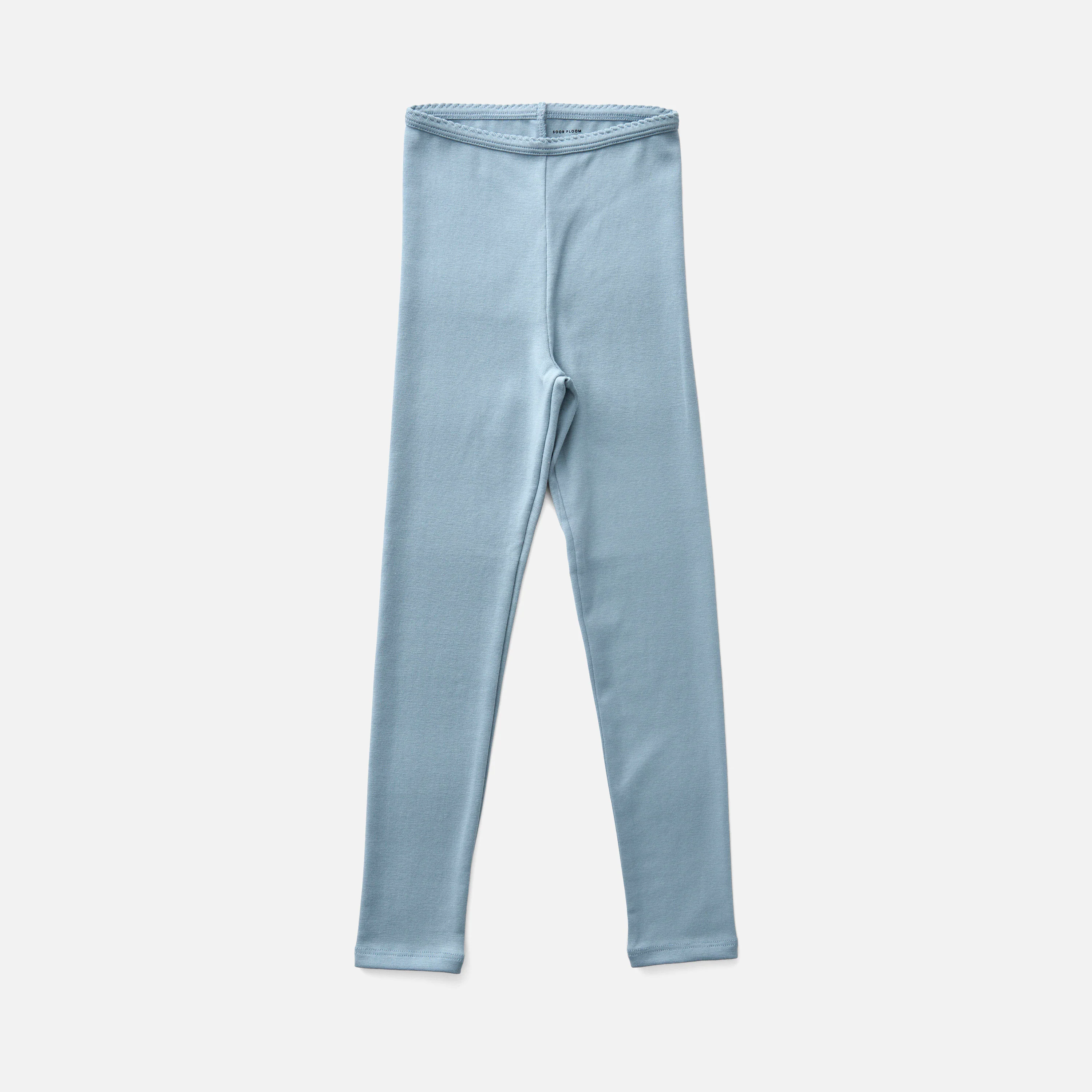 Kids Pima Cotton Stretch Leggings - Azul