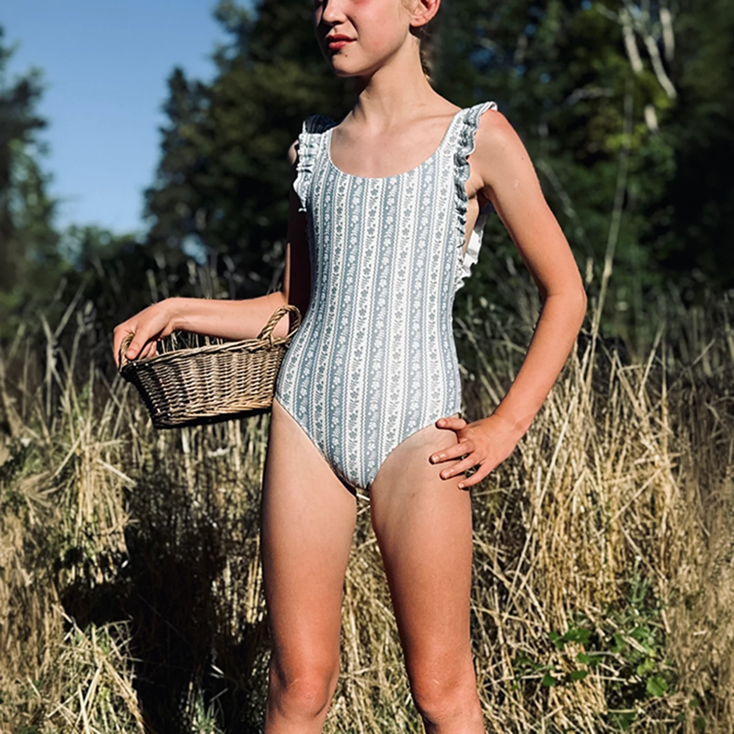 Kids Thelma Swimsuit - Azur - Image 2