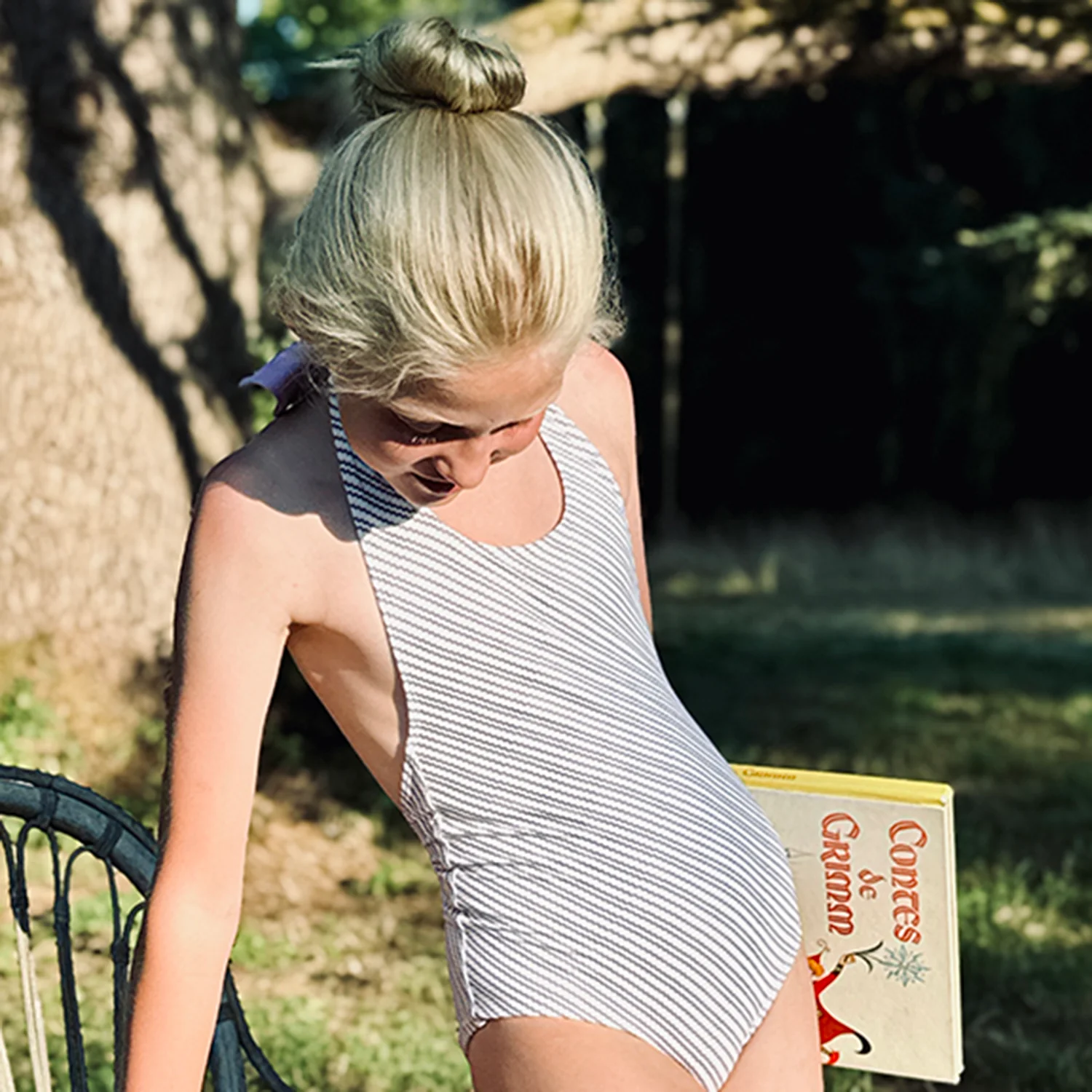 Kids Zita Swimsuit - Pansy - Image 4