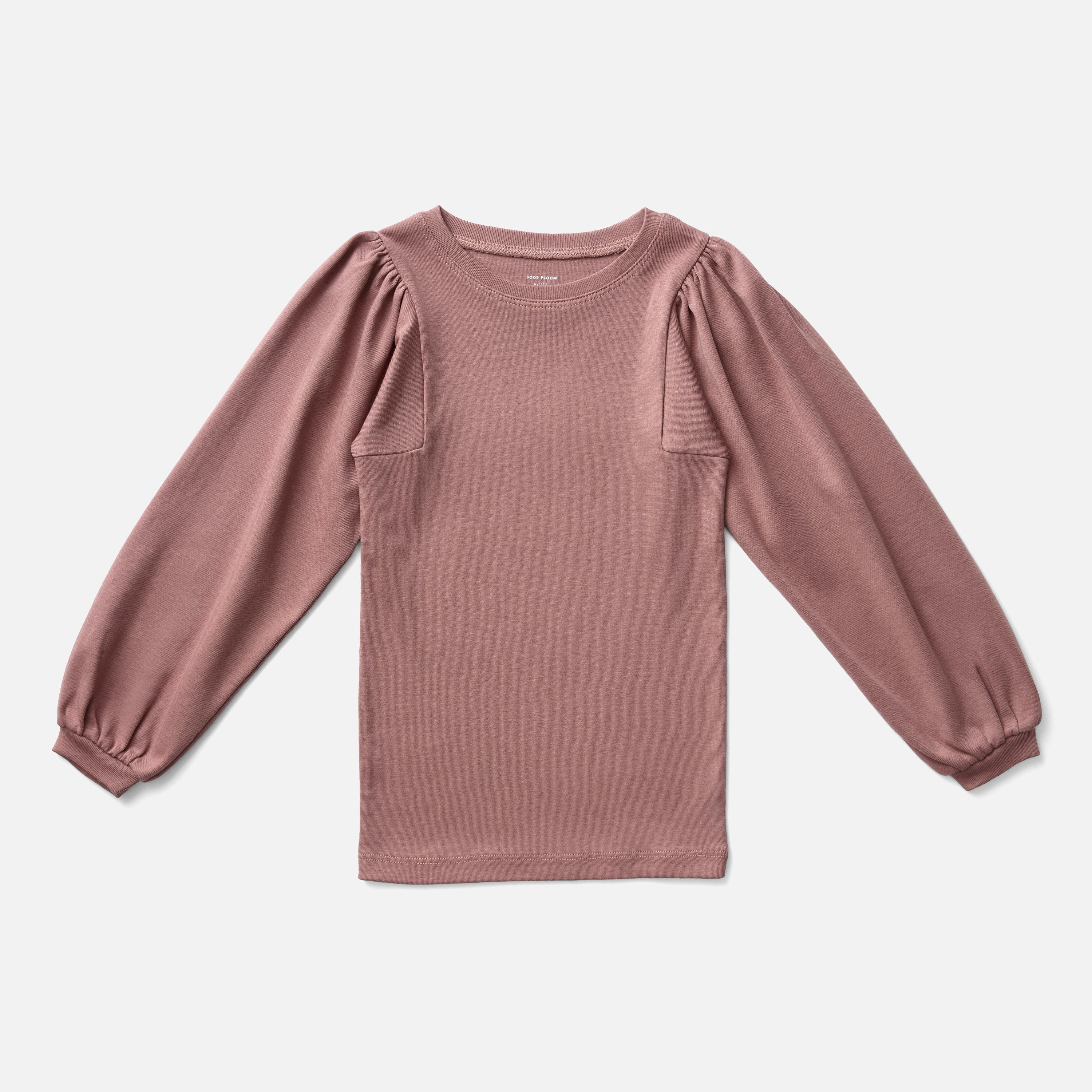 Kids Pima Cotton Balloon Tee - Cherry
