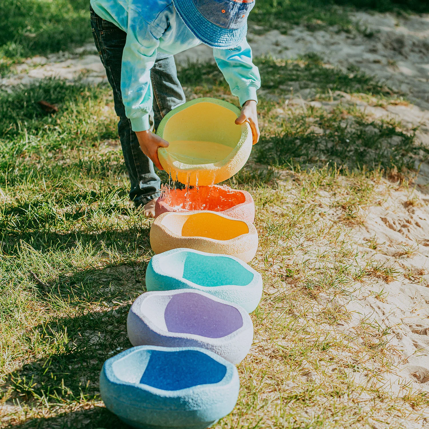 Stepping Stones - Original Pastel - Set of 6 - Image 9