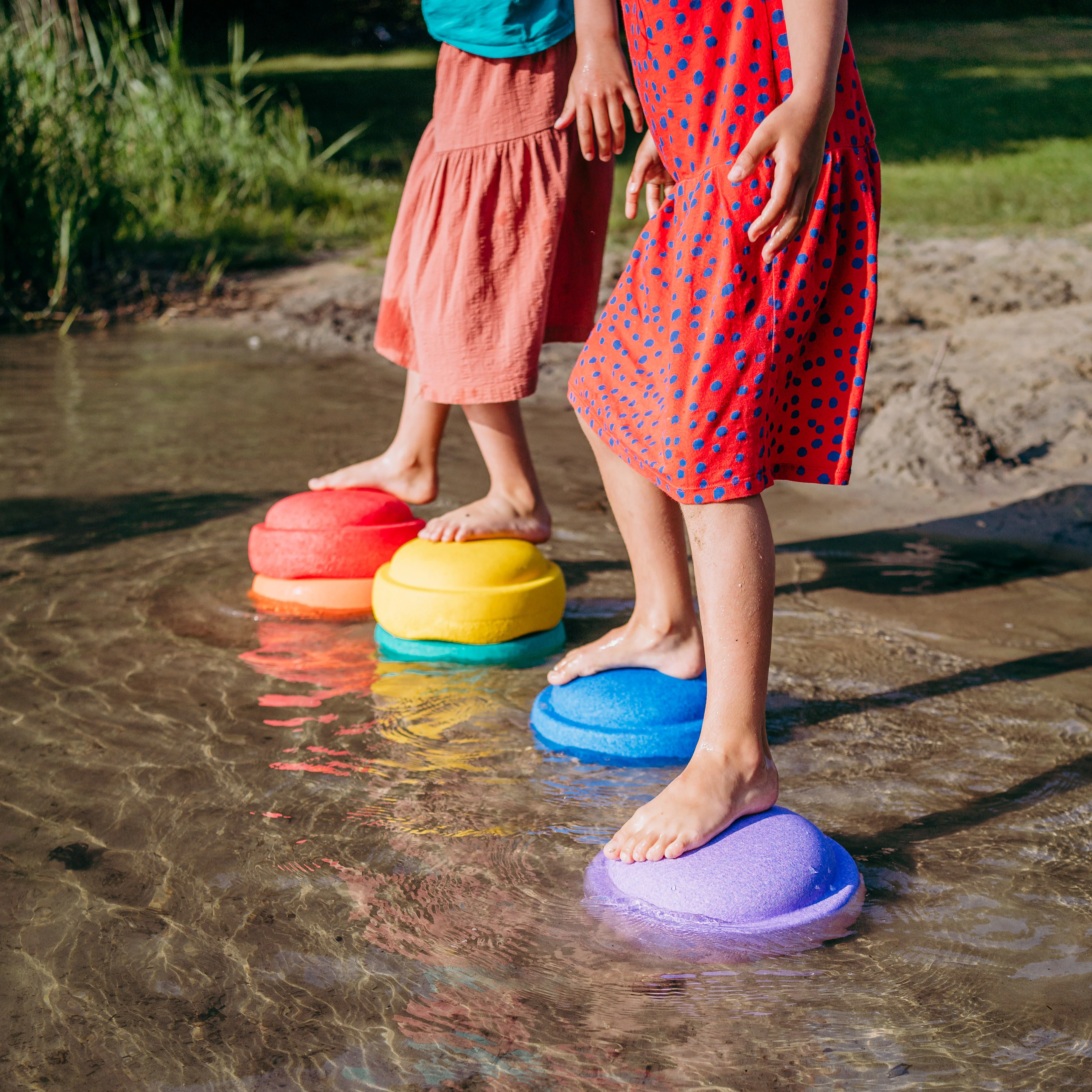 Stepping Stones - Original Rainbow - Set of 6