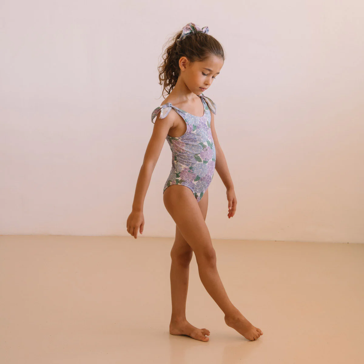 Kids Cotton Roberta Swimsuit - Hortensia - Image 6