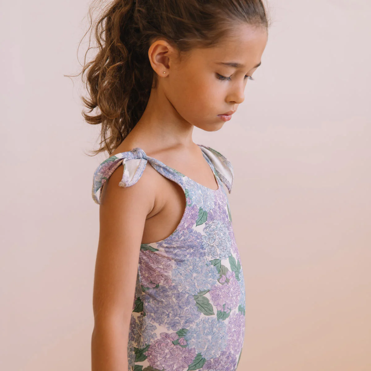 Kids Cotton Roberta Swimsuit - Hortensia - Image 7