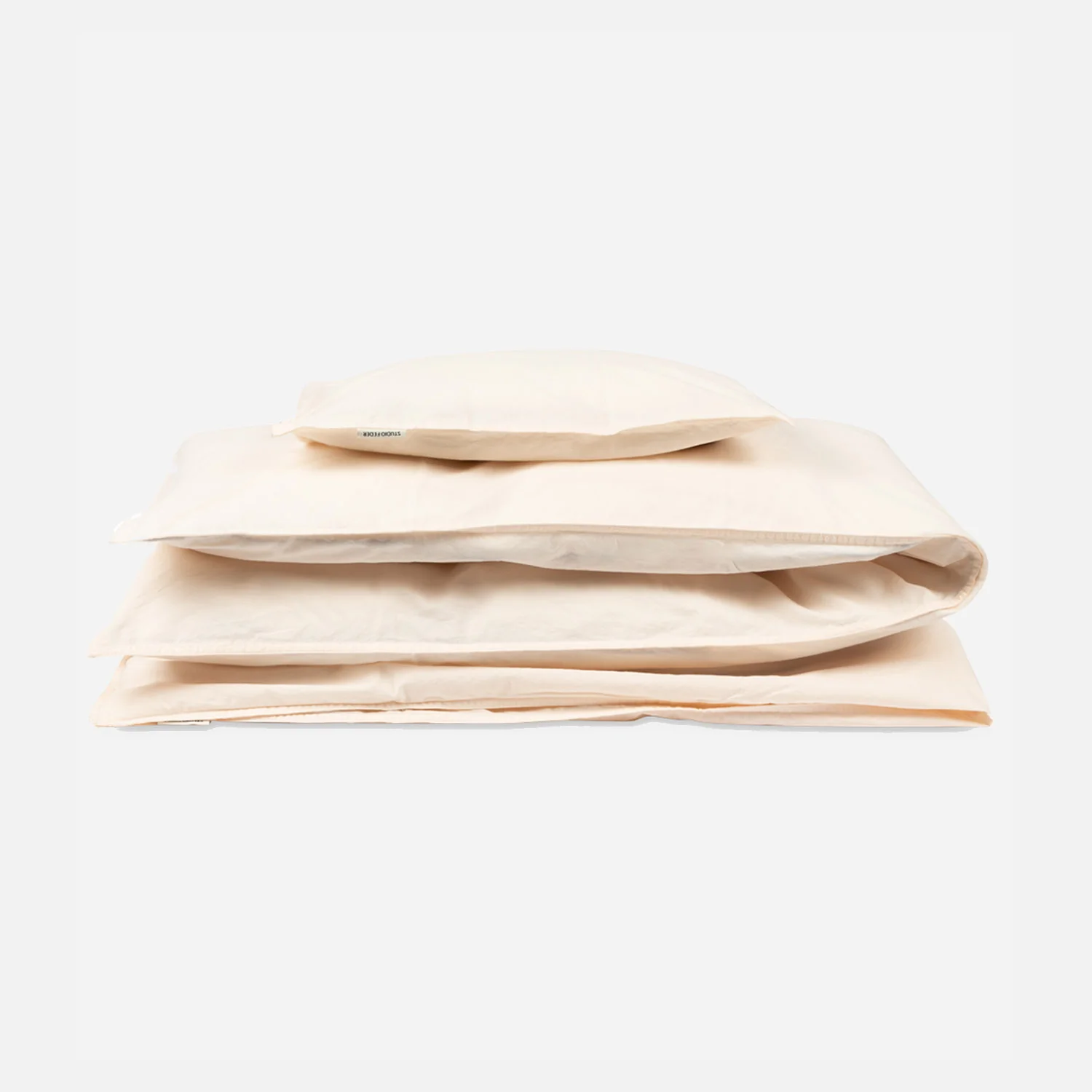 Danish Size Cotton Duvet & Pillow Cover - Powder - Single - 140x200/60x63cm - Image 3