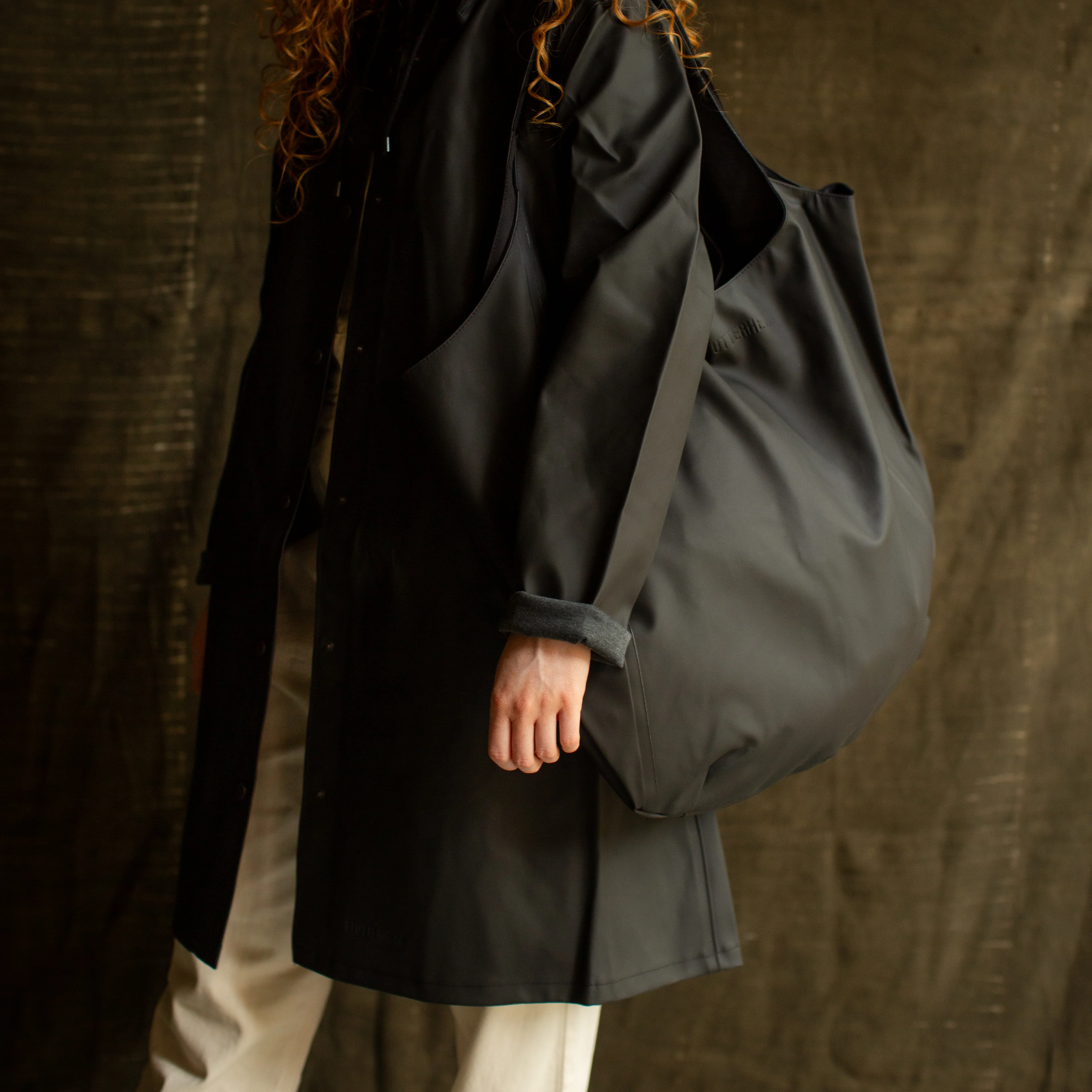 Women's Classic Mosebacke Raincoat - Black - Image 5