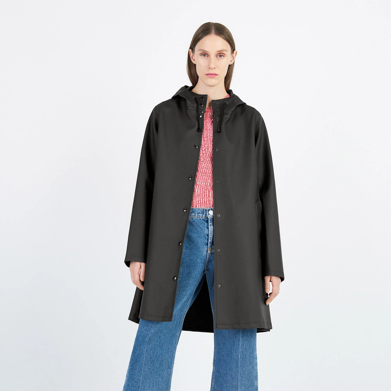 Women's Classic Mosebacke Raincoat - Black - Image 7