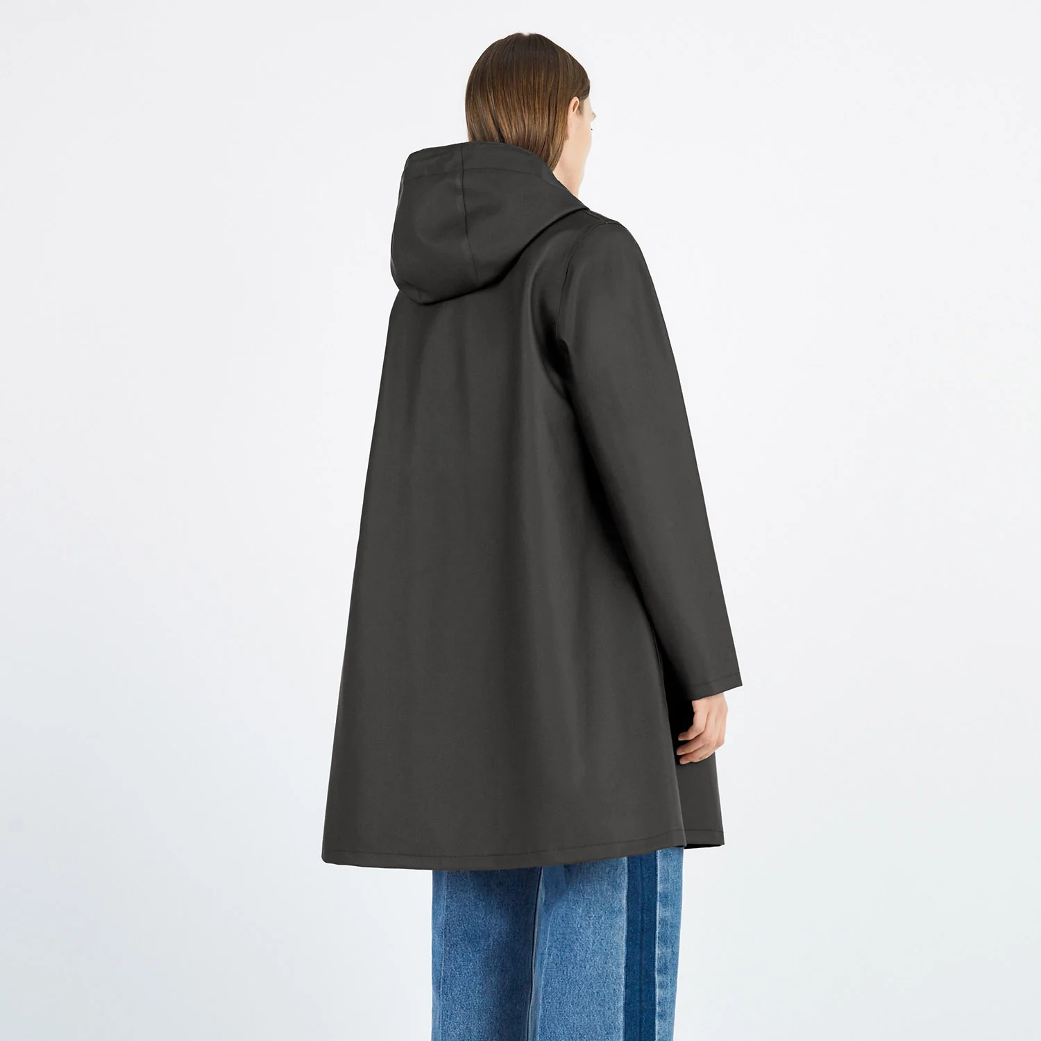 Women's Classic Mosebacke Raincoat - Black - Image 8
