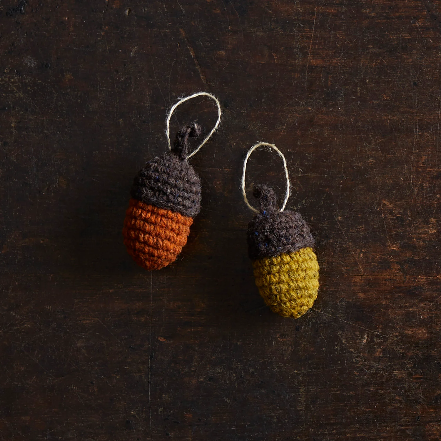 Hand Crocheted Wool Acorn - More Colours - Image 2