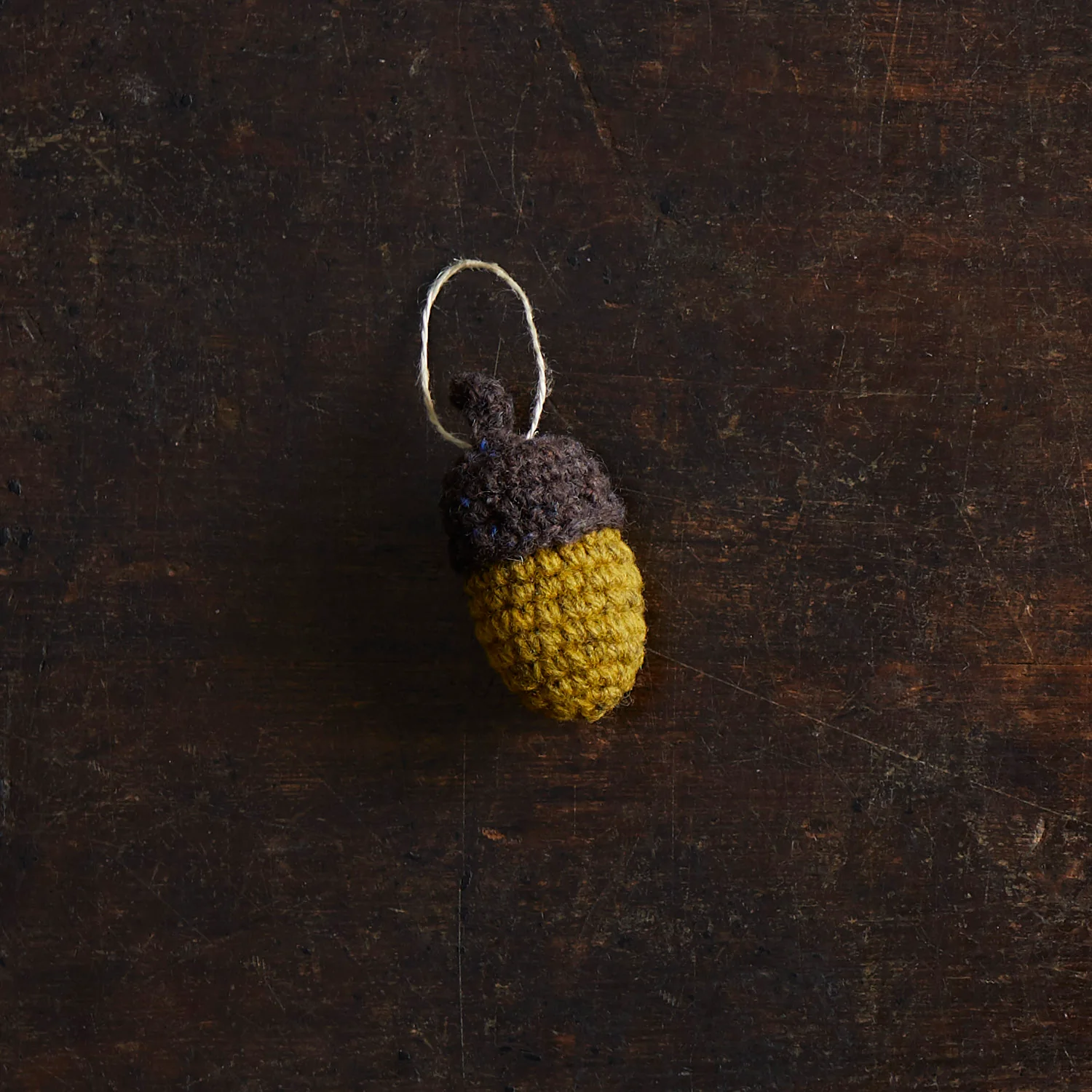Hand Crocheted Wool Acorn - More Colours - Image 3