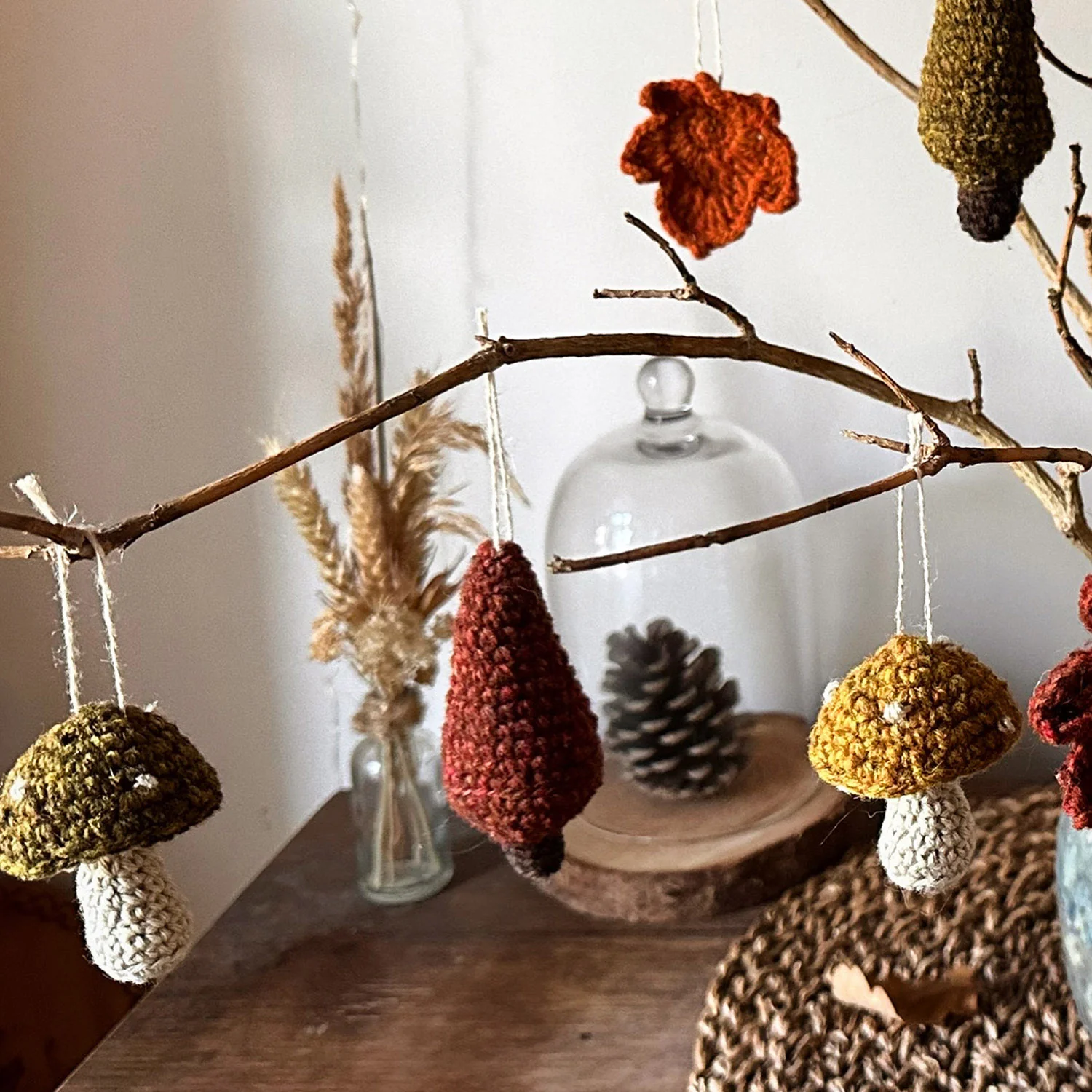 Hand Crocheted Wool Mushroom - More Colours - Image 3