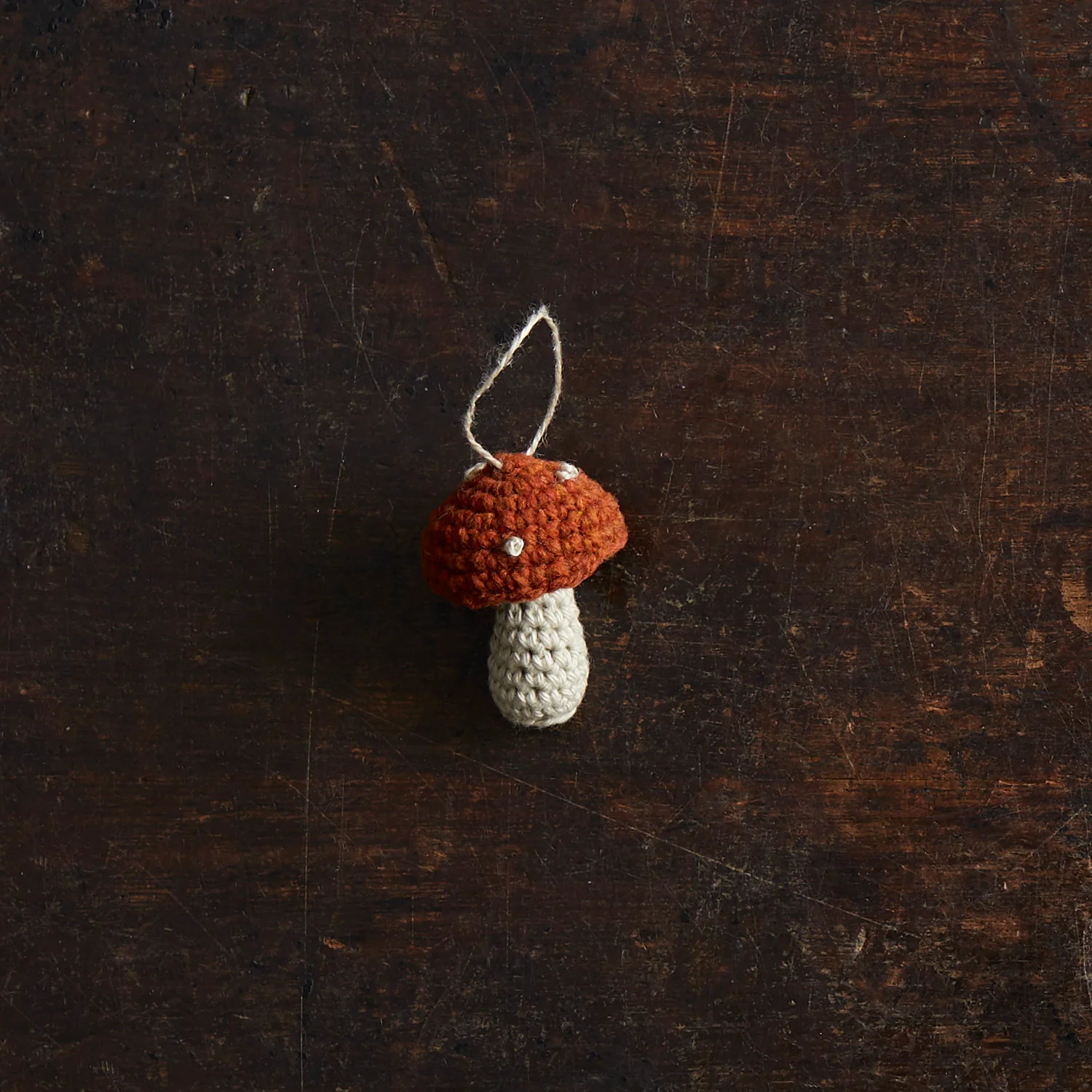 Hand Crocheted Wool Mushroom - More Colours - Image 4