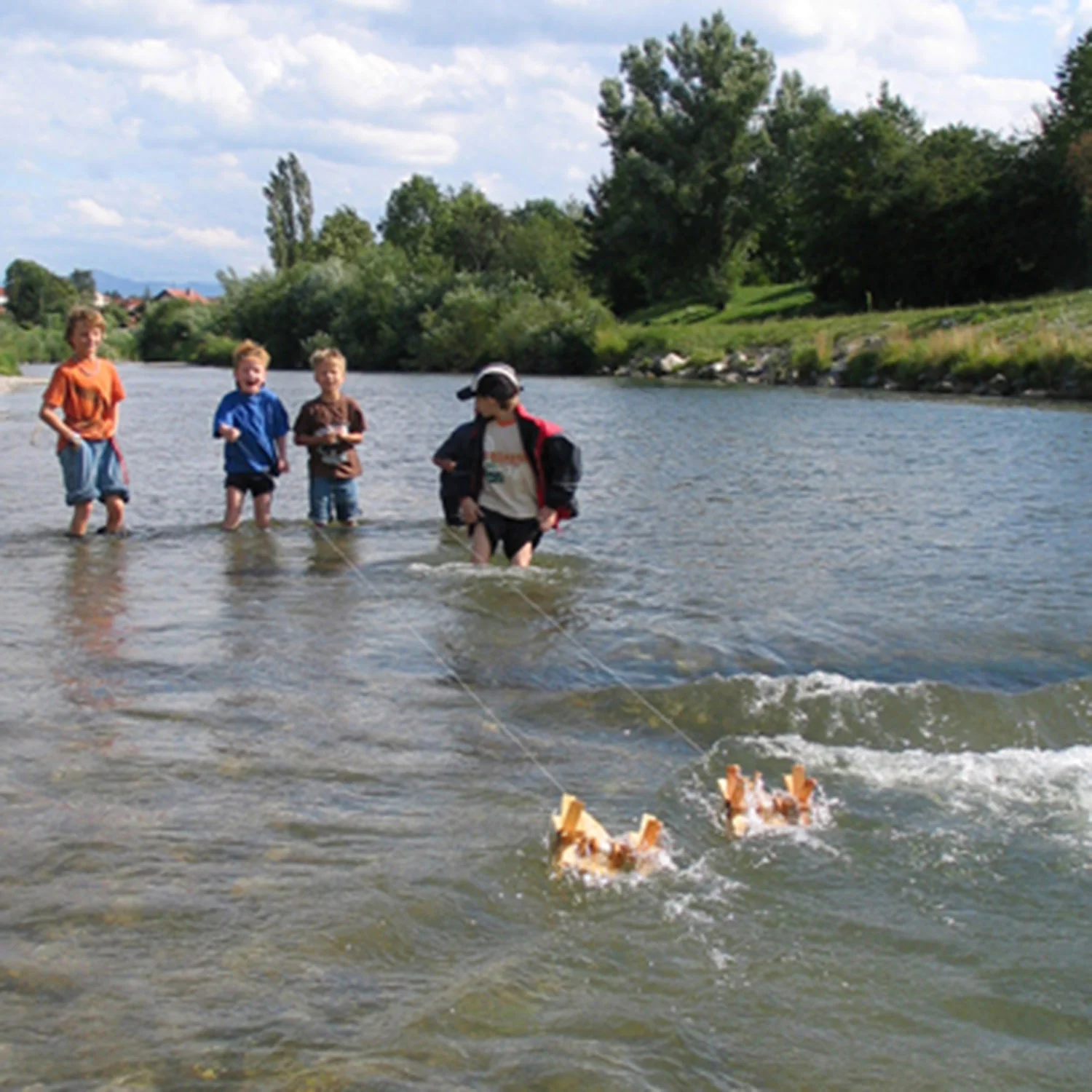 Wooden Trout Paddle Boat Kit - Image 3
