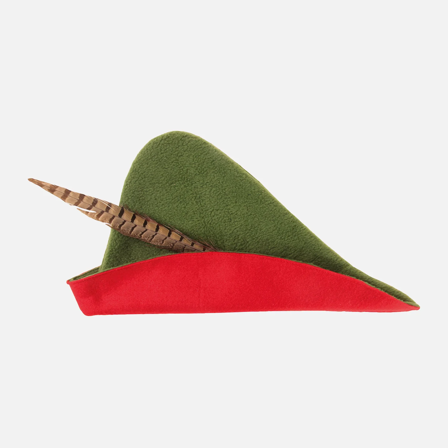 Cotton Hunters Hat - Green/Red - Image 4
