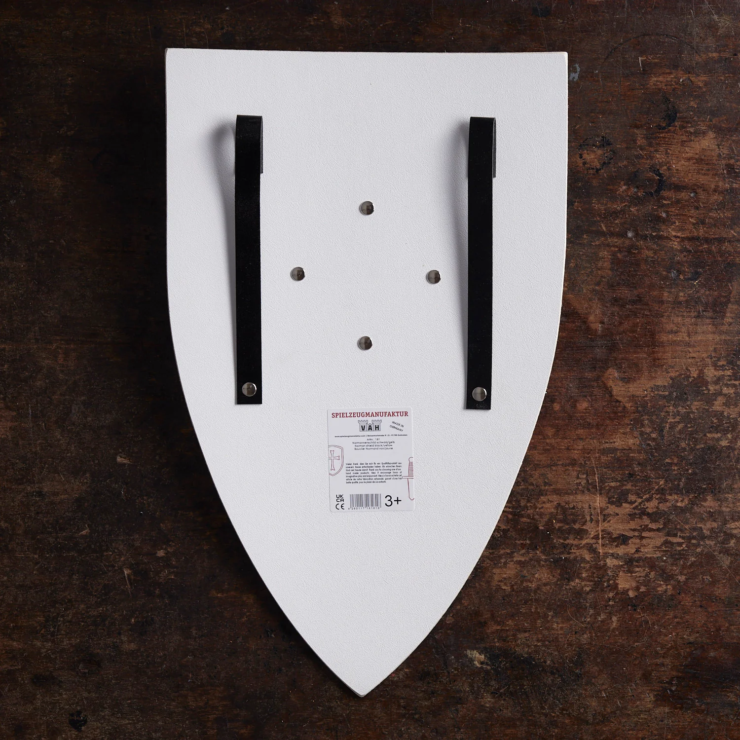 Wooden Norman Shield - Black/Yellow - Image 2