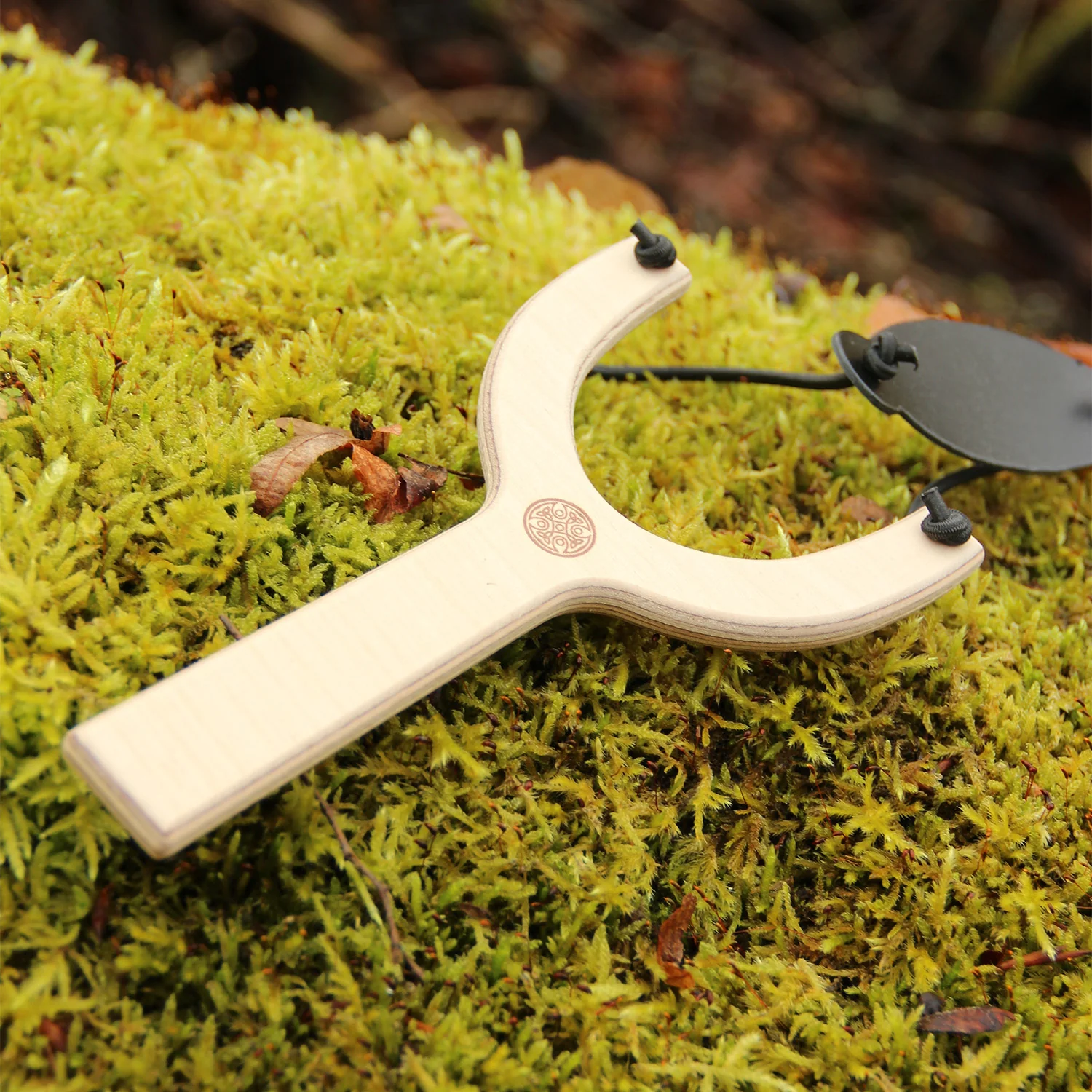 Wooden Slingshot with Wadded Paper Bullets - Image 2