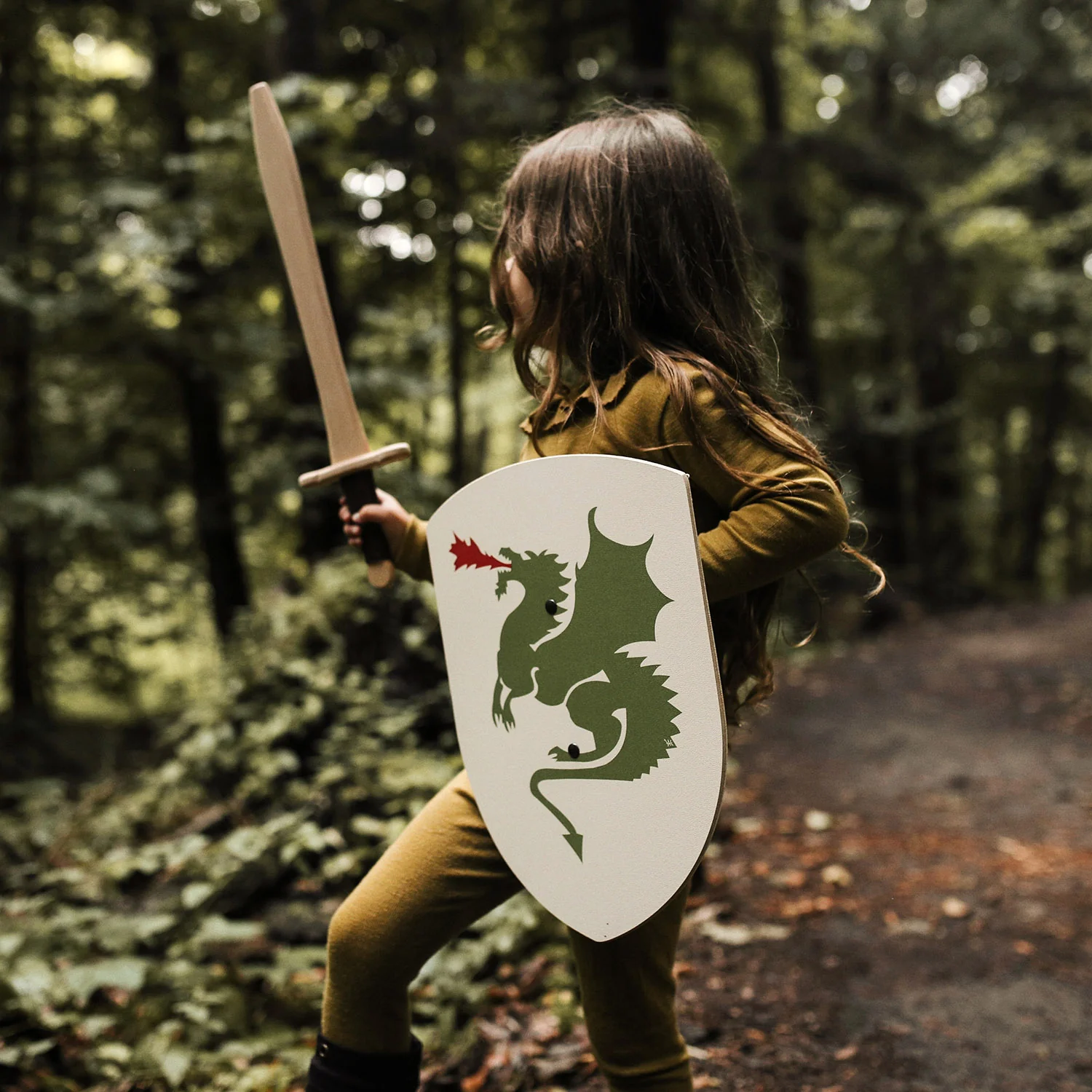 Wooden Sword & Felt Sheath - Image 2