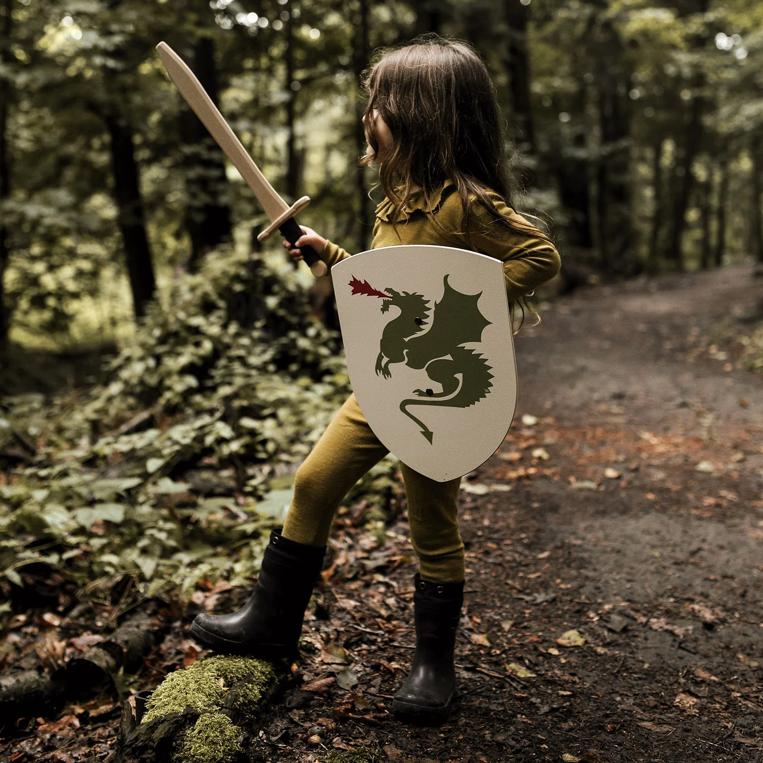 Wooden Sword & Felt Sheath - Image 3