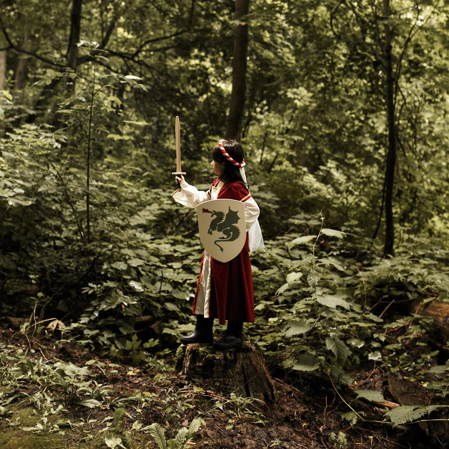 Wooden Sword & Felt Sheath - Image 5