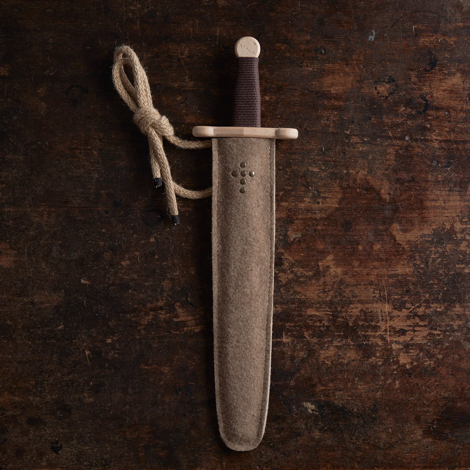 Wooden Sword & Felt Sheath - Image 6