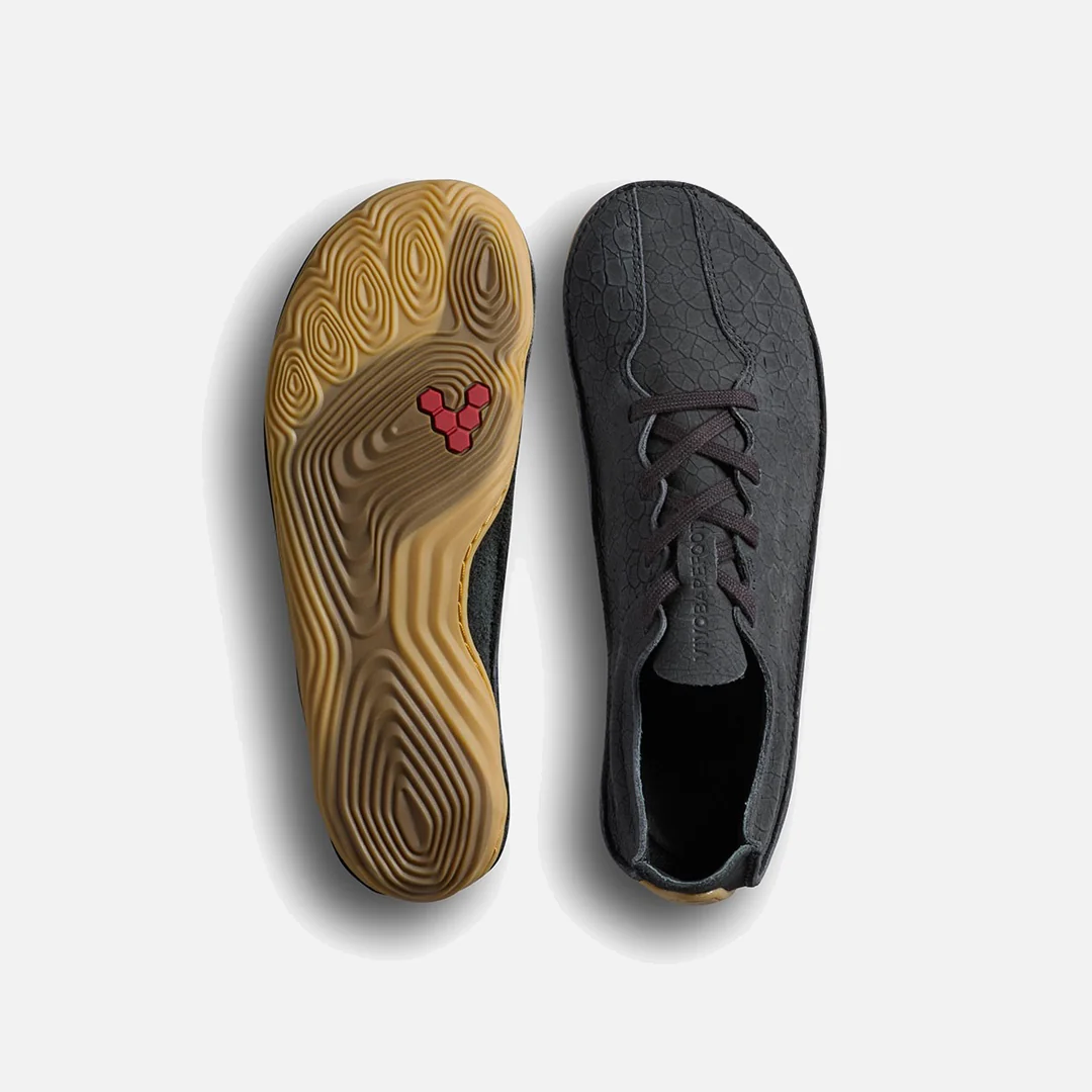 Women's Cracked Leather Sensus Shoes - Obsidian Cracked Leather - Image 3