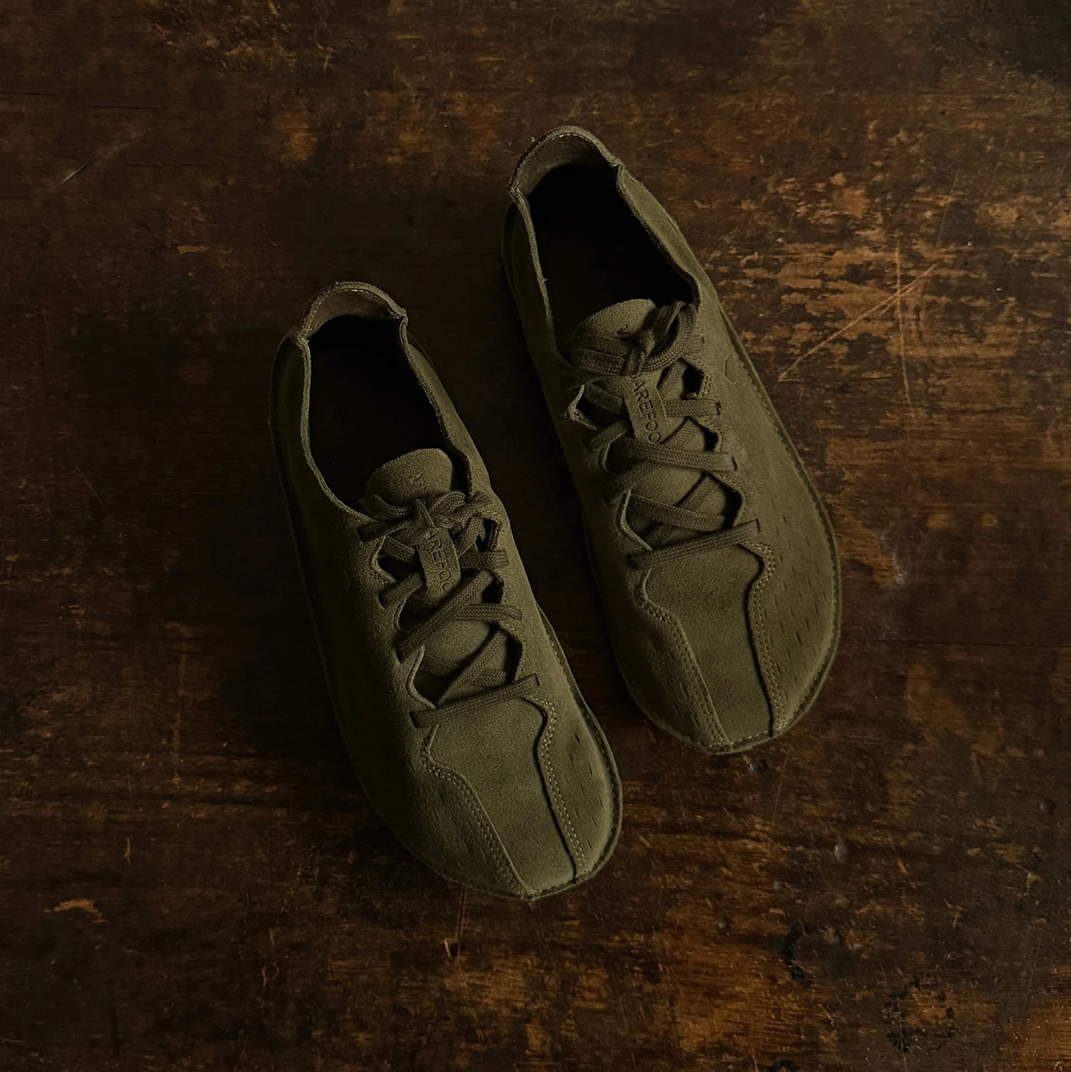 Women's Suede Sensus Shoes - Olive