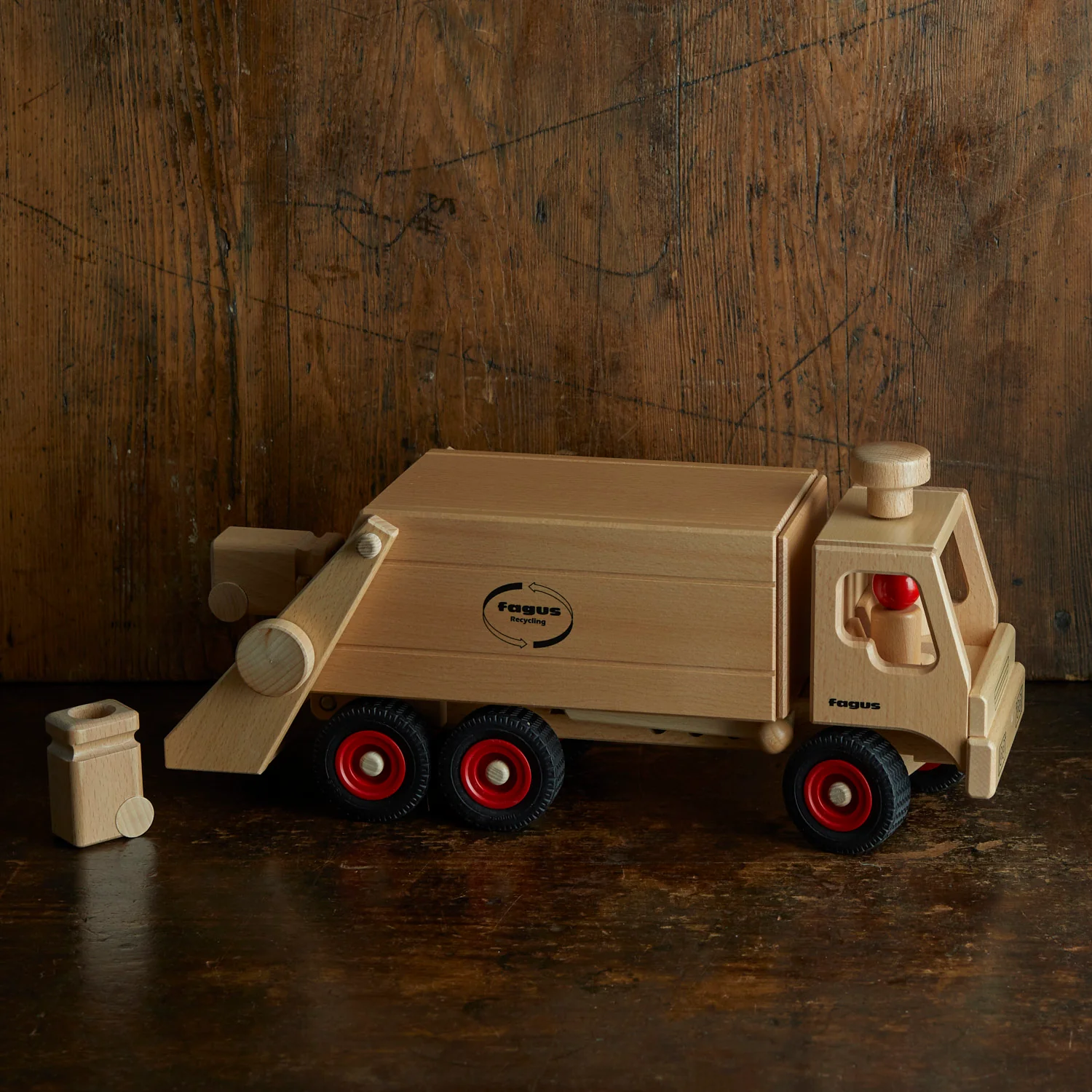 Wooden Garbage Tipper Truck - Image 3