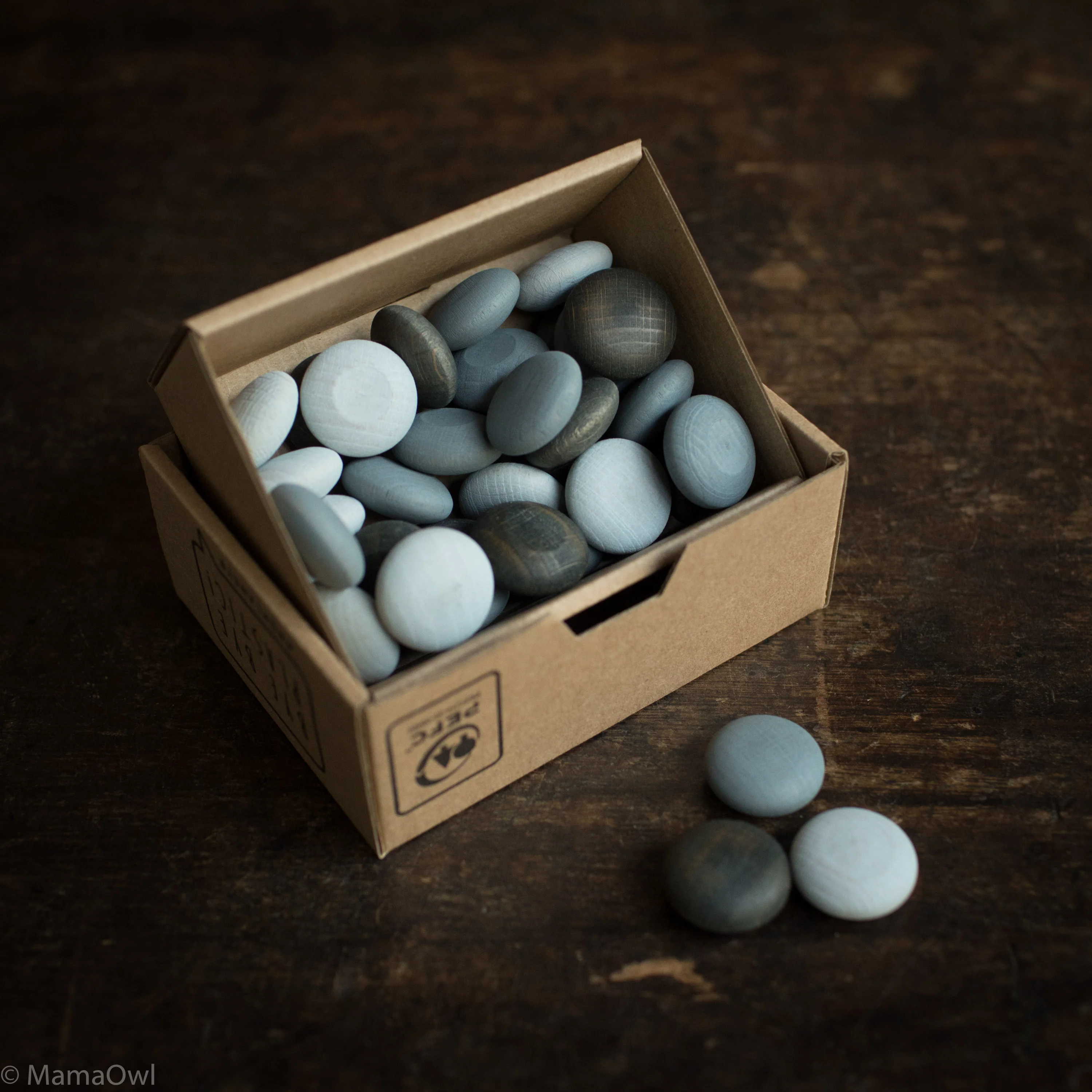 Wooden Stones Mandala - 36 Pieces