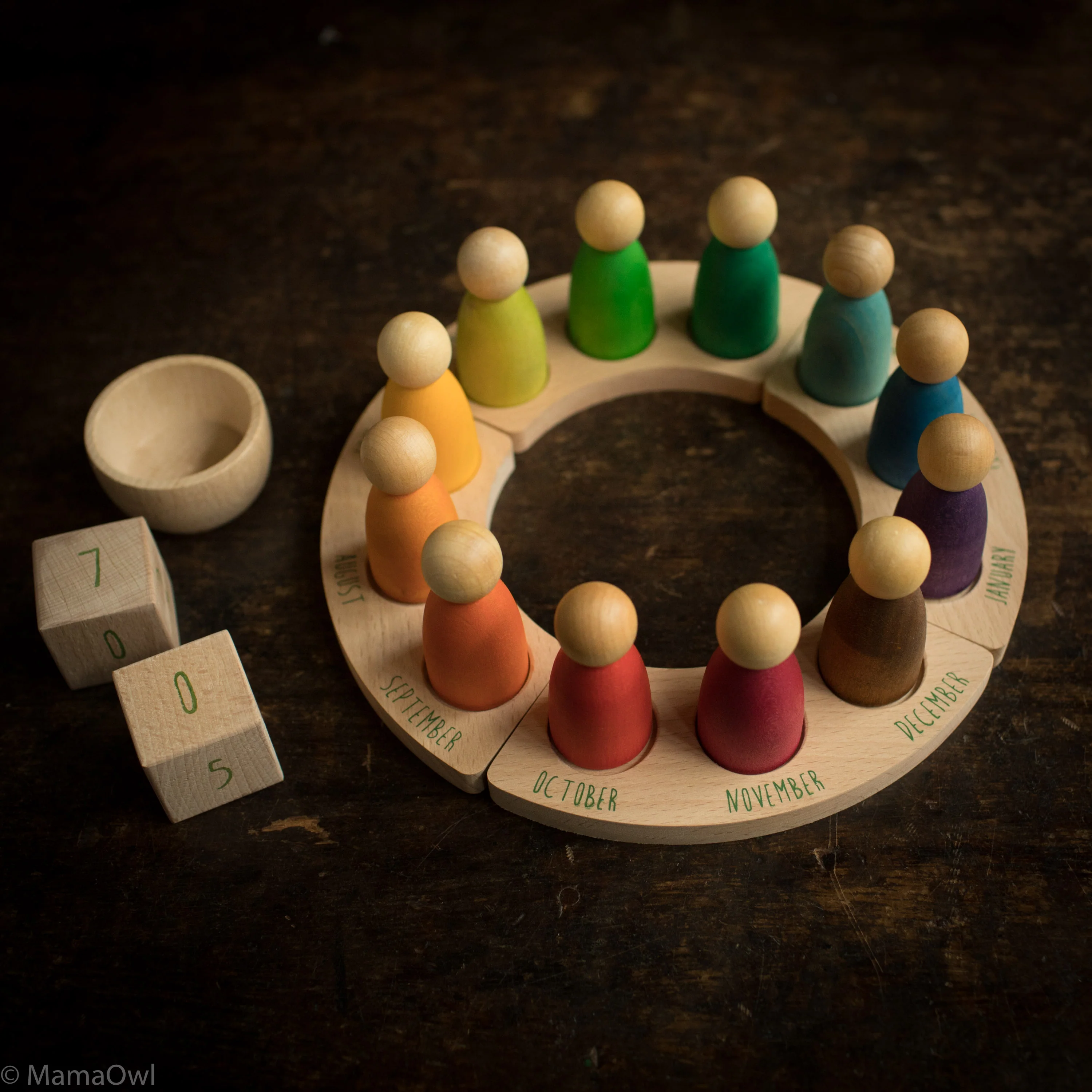 Wooden Perpetual Calendar - Image 4