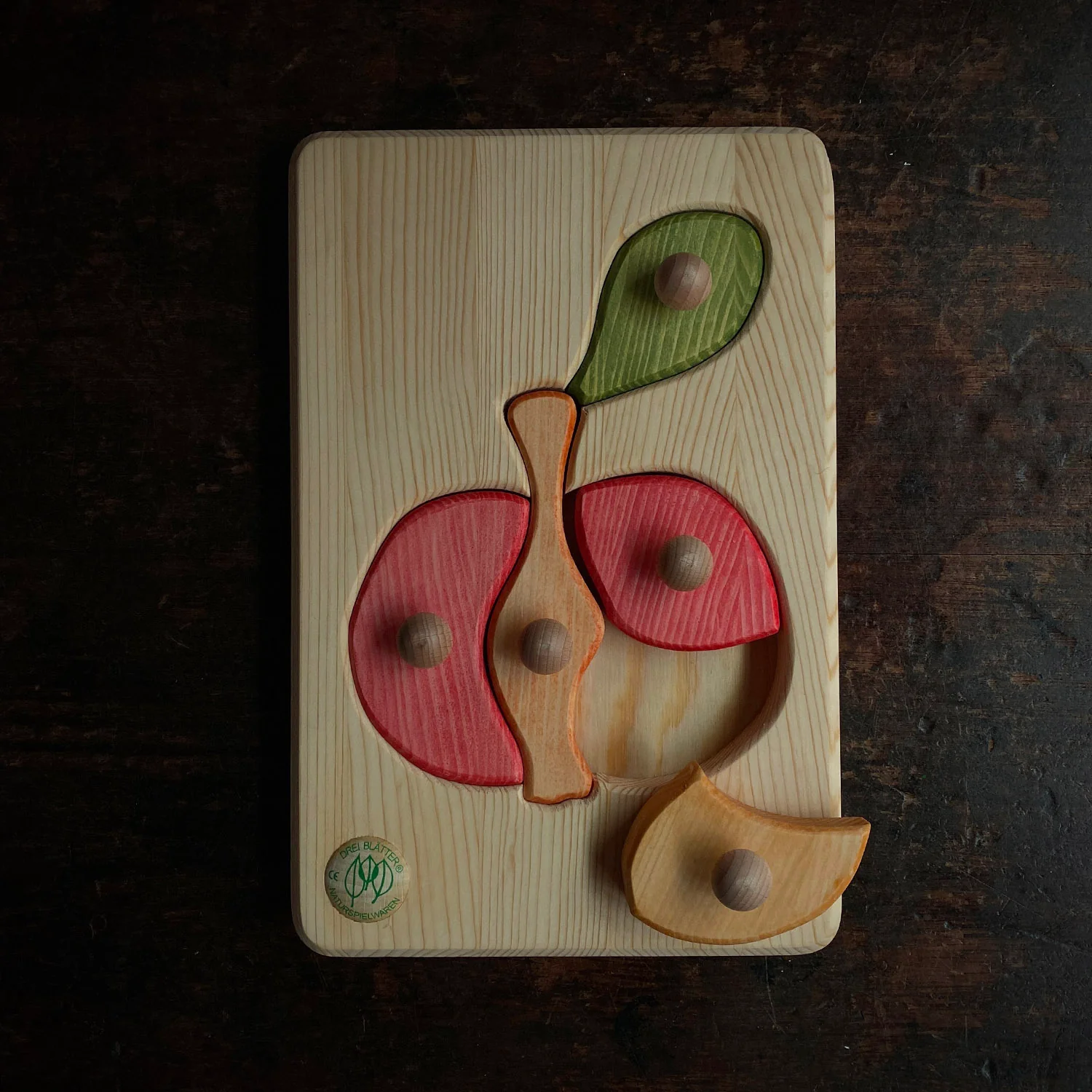 Wooden Puzzle - Apple - Image 2