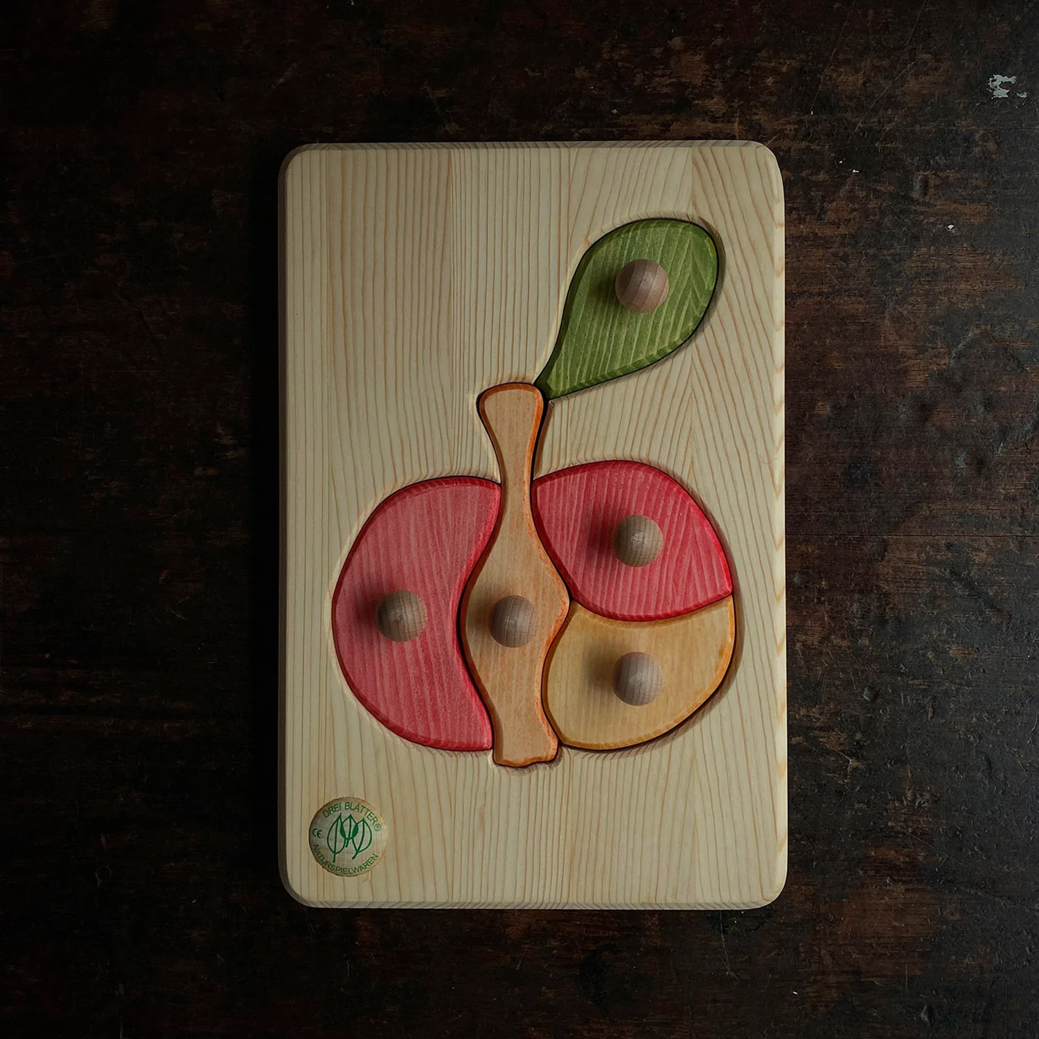 Wooden Puzzle - Apple - Image 3